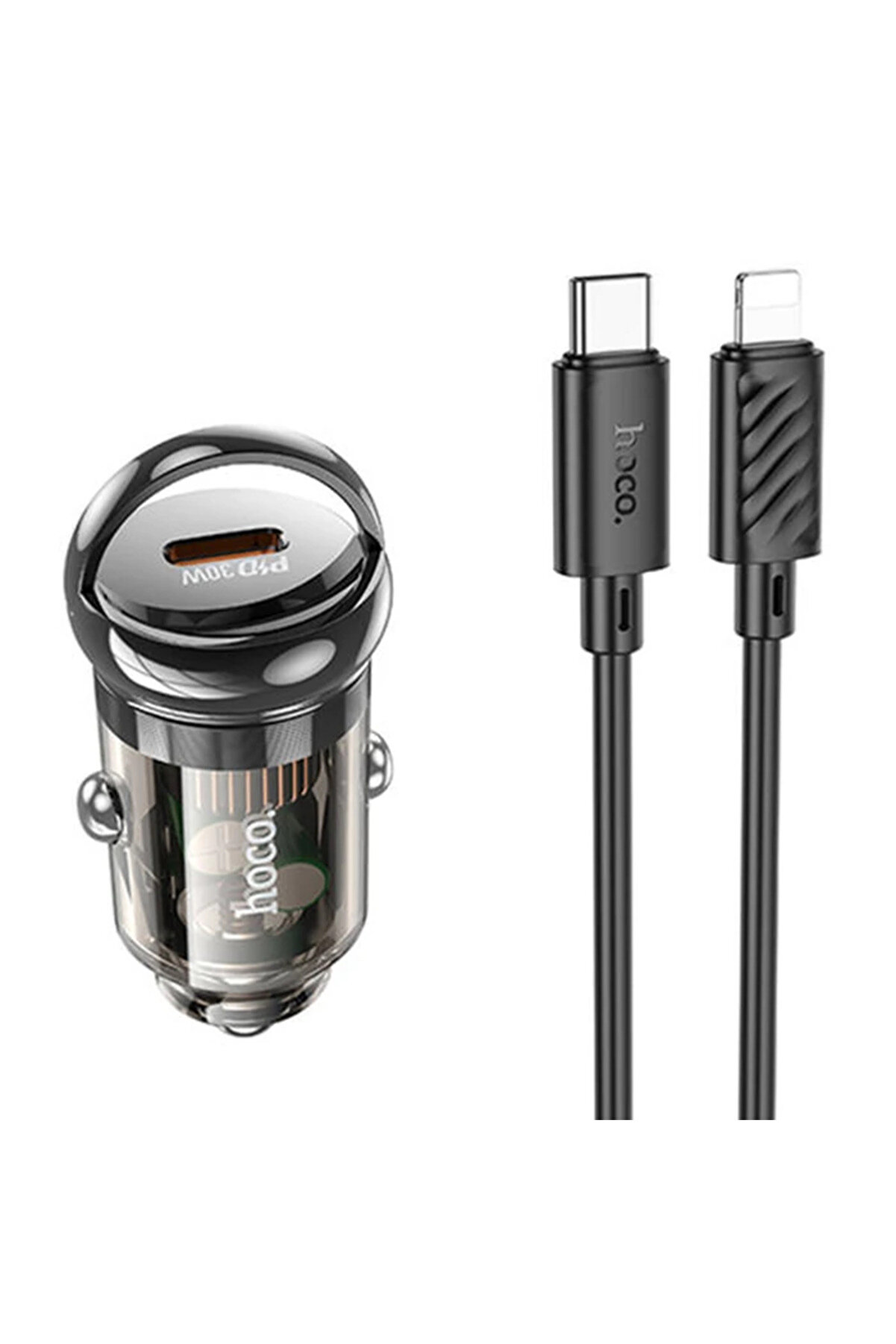 Hoco Z53 Si̇ght Si̇ngle Pd30W Type-C Gi̇ri̇şli̇ Araç Çakmaklık Hızlı Şarj Aleti̇ + - Gms8755-7220