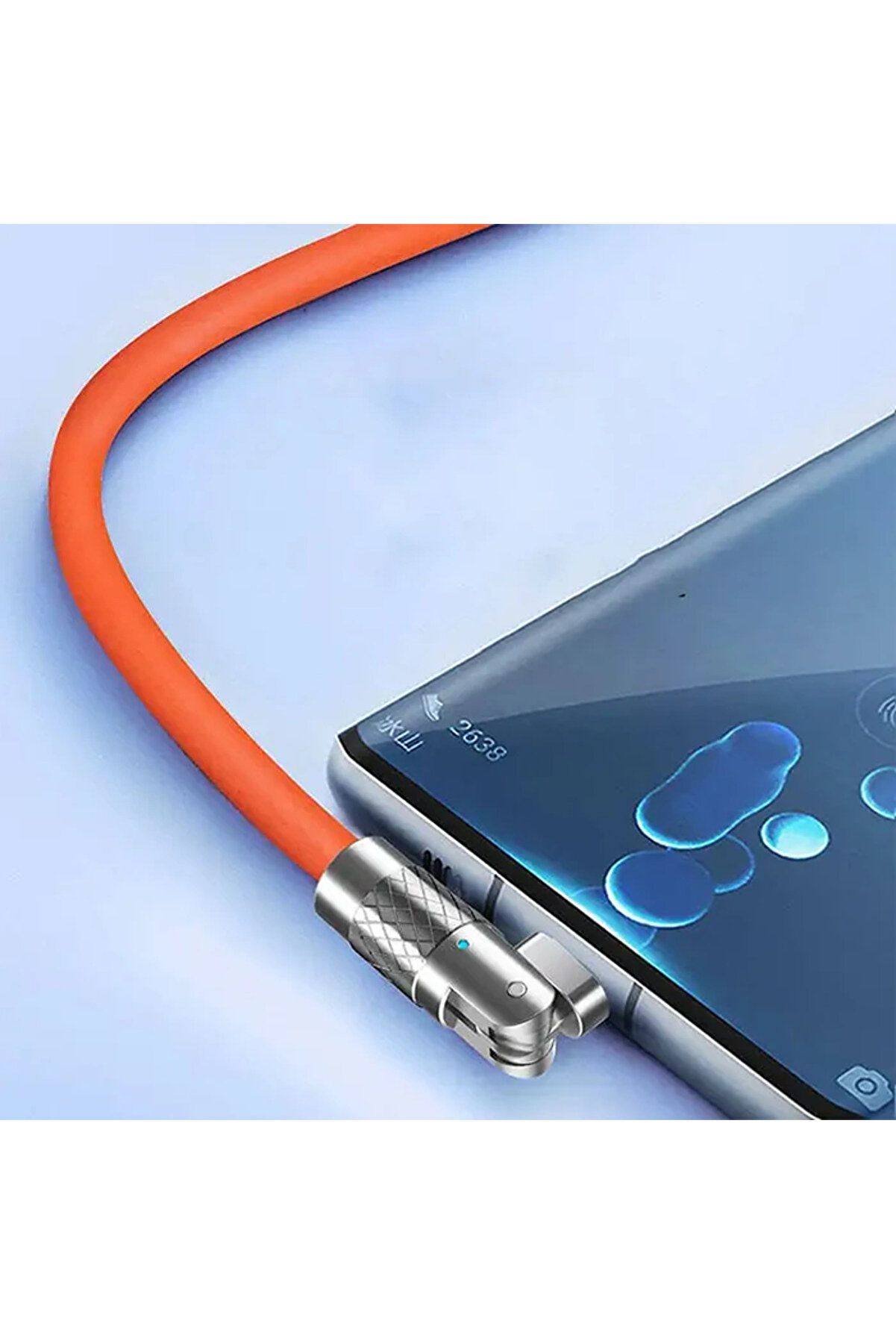 Ally 180° Dönebi̇len Usb To Type-C 120W Hızlı Şarj Kablosu 1 Metre-(5775) - Gms5487-6242