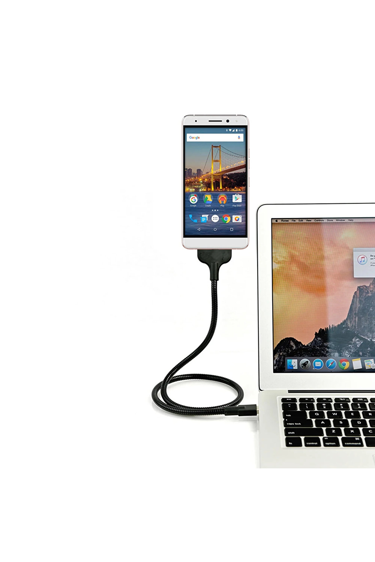 MKR Lazy Acrobat Metal Usb Stand Type-C-(5775)