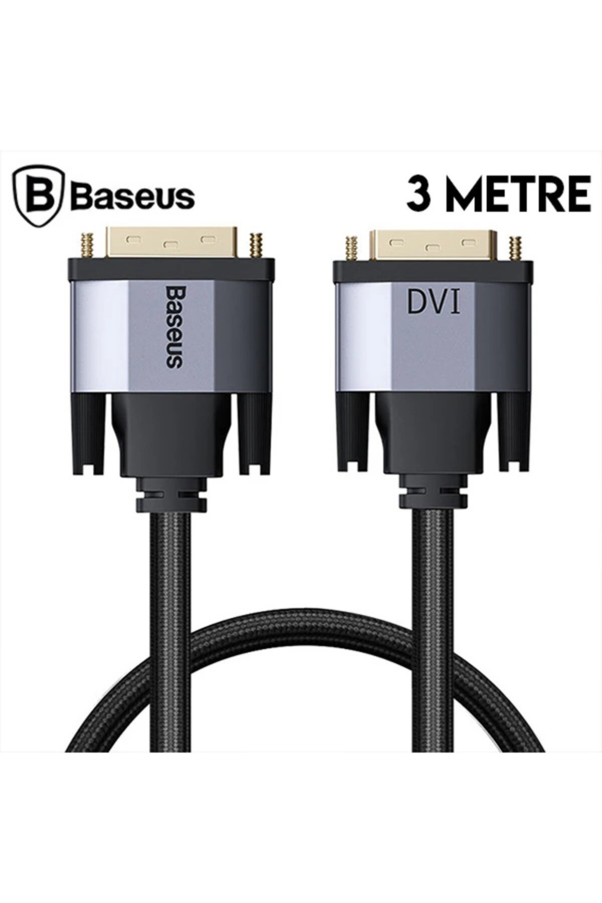 CepteToptan Enjoyment Series DVI TO DVI HDTV Projector Kablo 3 Metre-(1903) - DROPX1944-1042