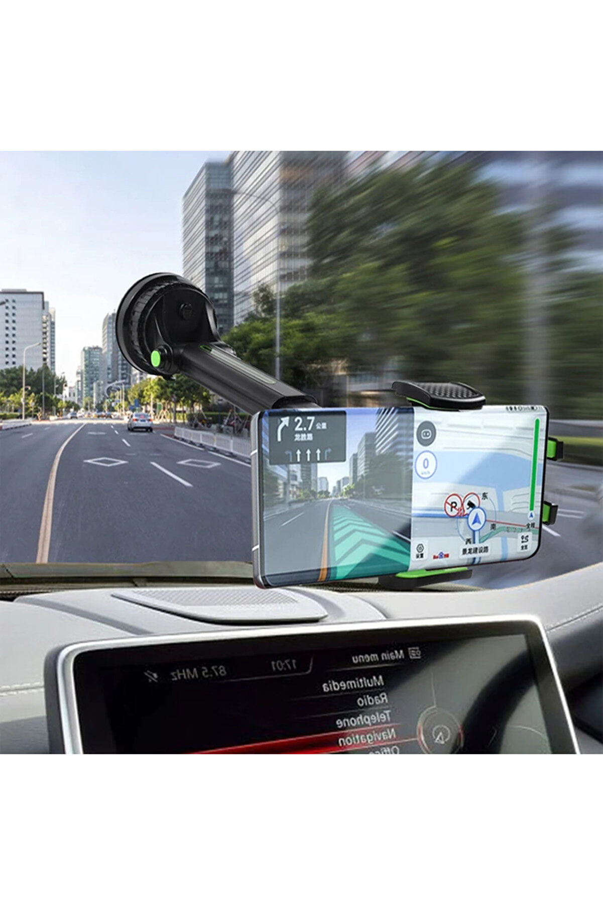 Ally X568 Torpi̇do Üstü Teleskopi̇k Vantuzlu Telefon Tutucu-(1903) - Dropx9478-3821