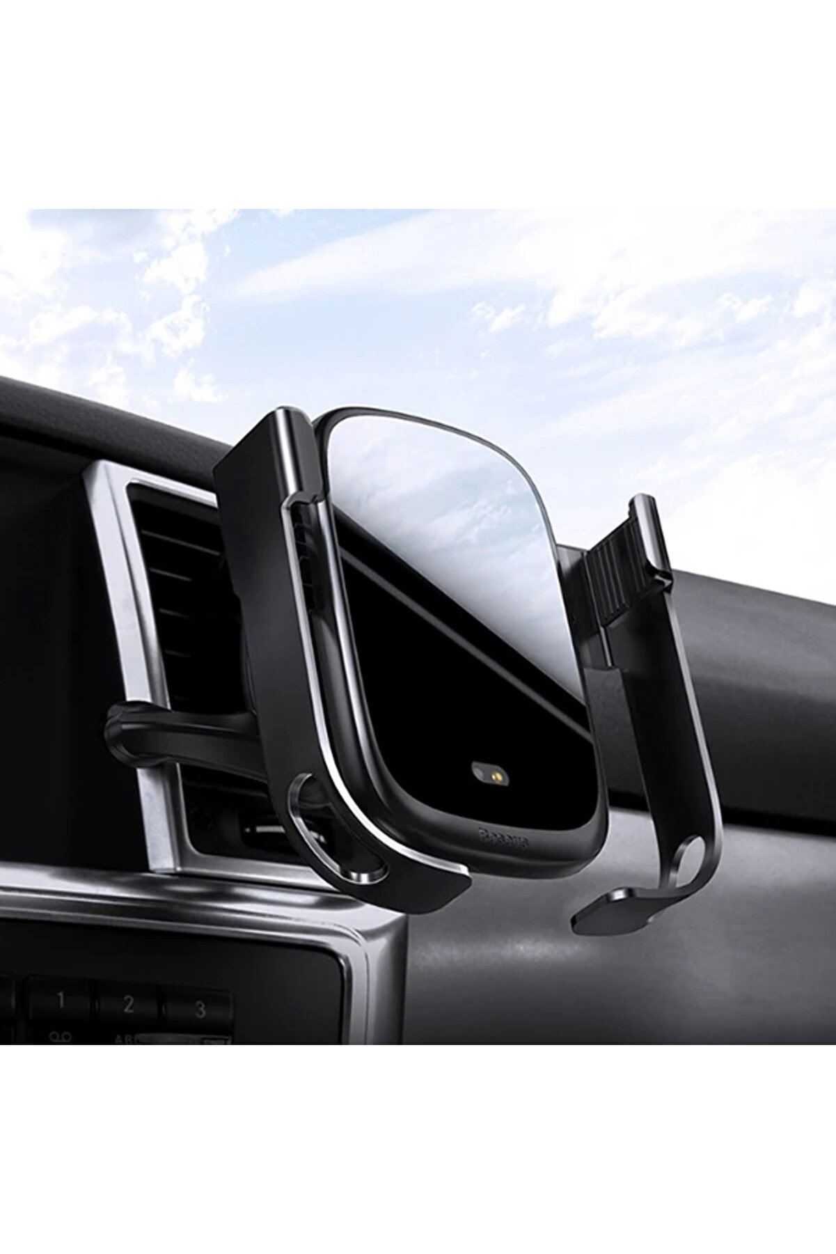 Rock-Soli̇d Tam Otomati̇k 10W Wi̇reless Kablosuz Araç Şarj Tutucu-(1903) - Dropx8761-4277