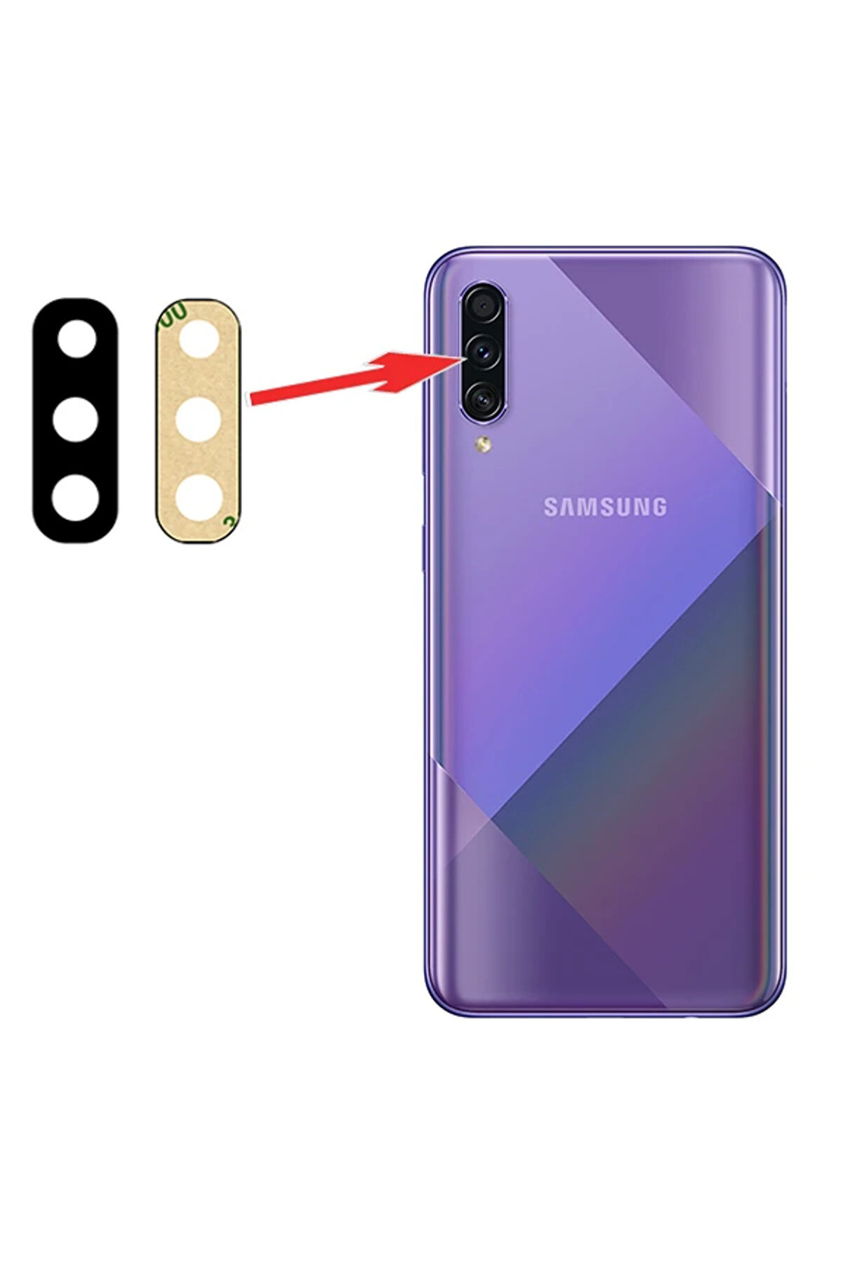 gizmurstore Samsung Galaxy A50S SM-A507F Kamera Lens Camı-(5775) - GMS4947-6744