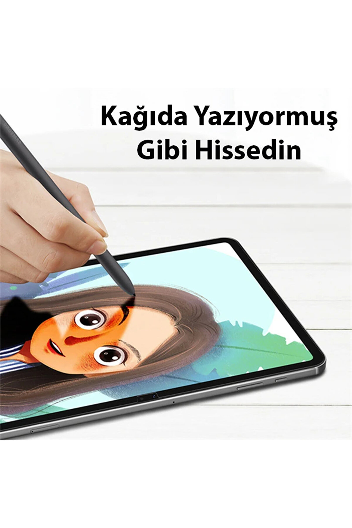 Dux Duci̇s Sm Galaxy S8/S7 Plus-S7 Fe Paperfeel Pet Ekran Koruyucu 0.15Mm Darbe Emi̇ci̇ Fi̇lm-(5775)