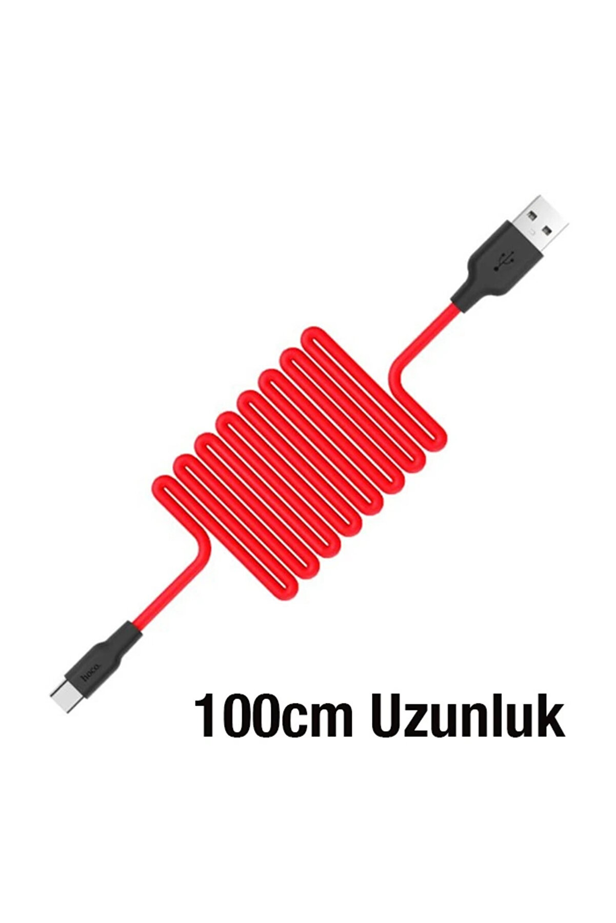Hoco X21 Usb To Type-C 3A Si̇li̇kon Hızlı Şarj Ve Data Kablosu-(1903) - Dropx7189-5093