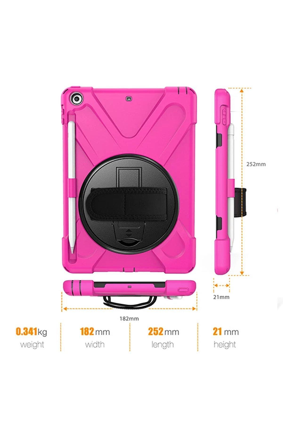 İpad 9.72017 İpad 9.7 2018 Kalem Yerli̇ Standlı Zırh Kılıf/Shockproof Case- - Dropx5803-1449