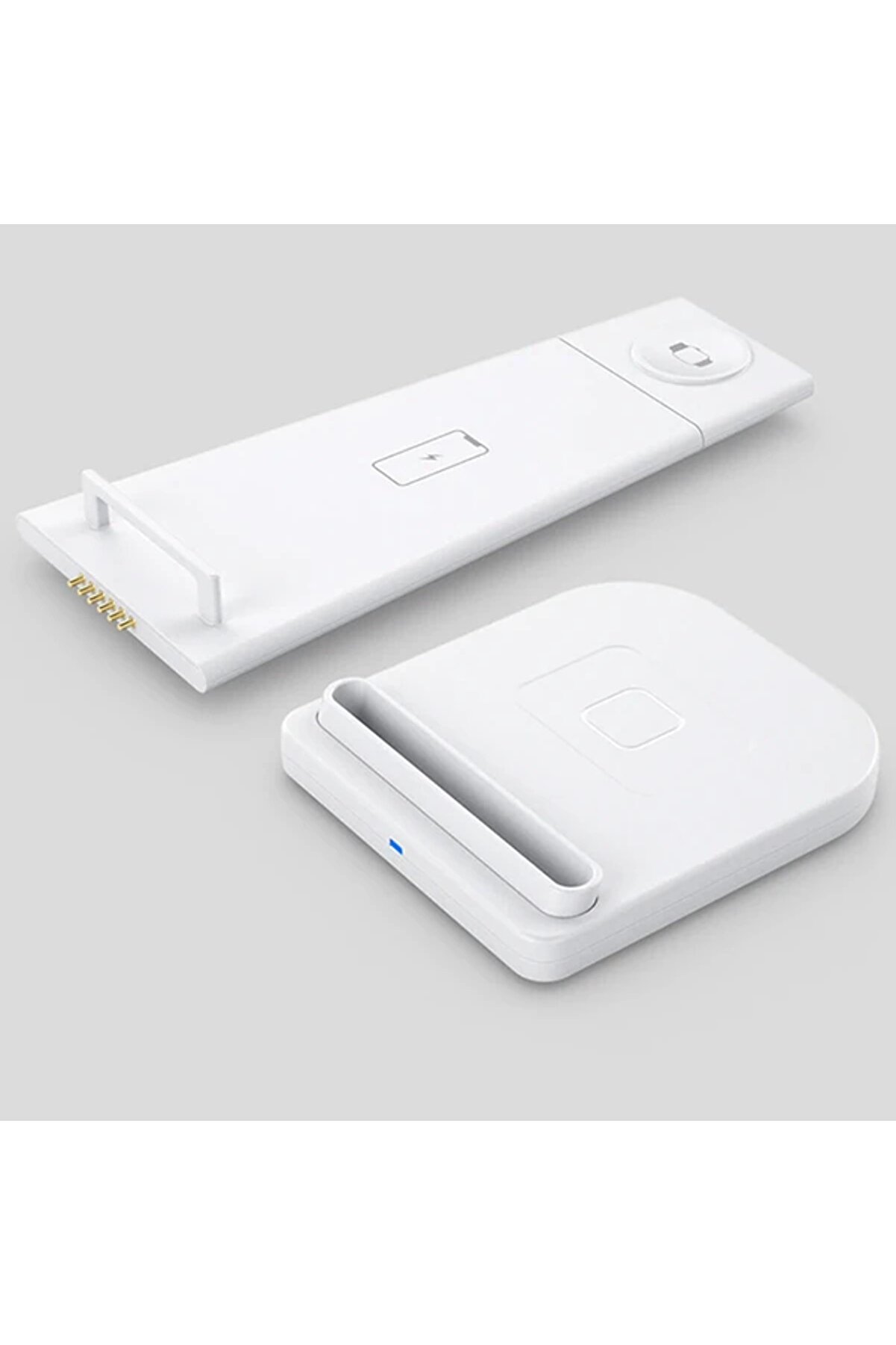 Ally 15W 3İn1 Şarj Standı Wi̇reless Kablosuz Şarj İphone+İwatch+ Ym-Ud21-(5775) - Gms8446-9780