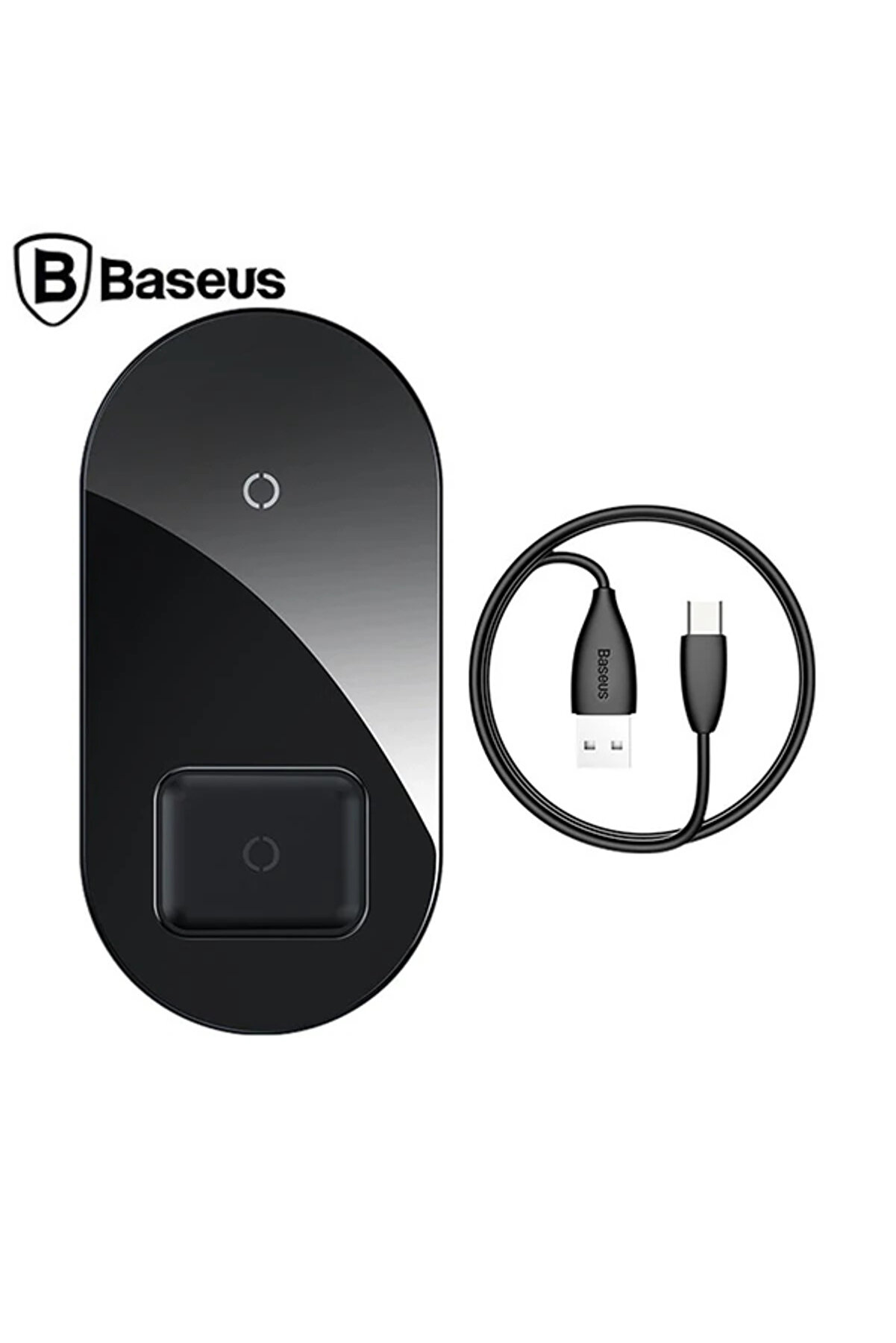 CepteToptan Simple 2in1 Kablosuz Wireless Şarj 18W iPhones+iPods-(1903) - DROPX3264-7147