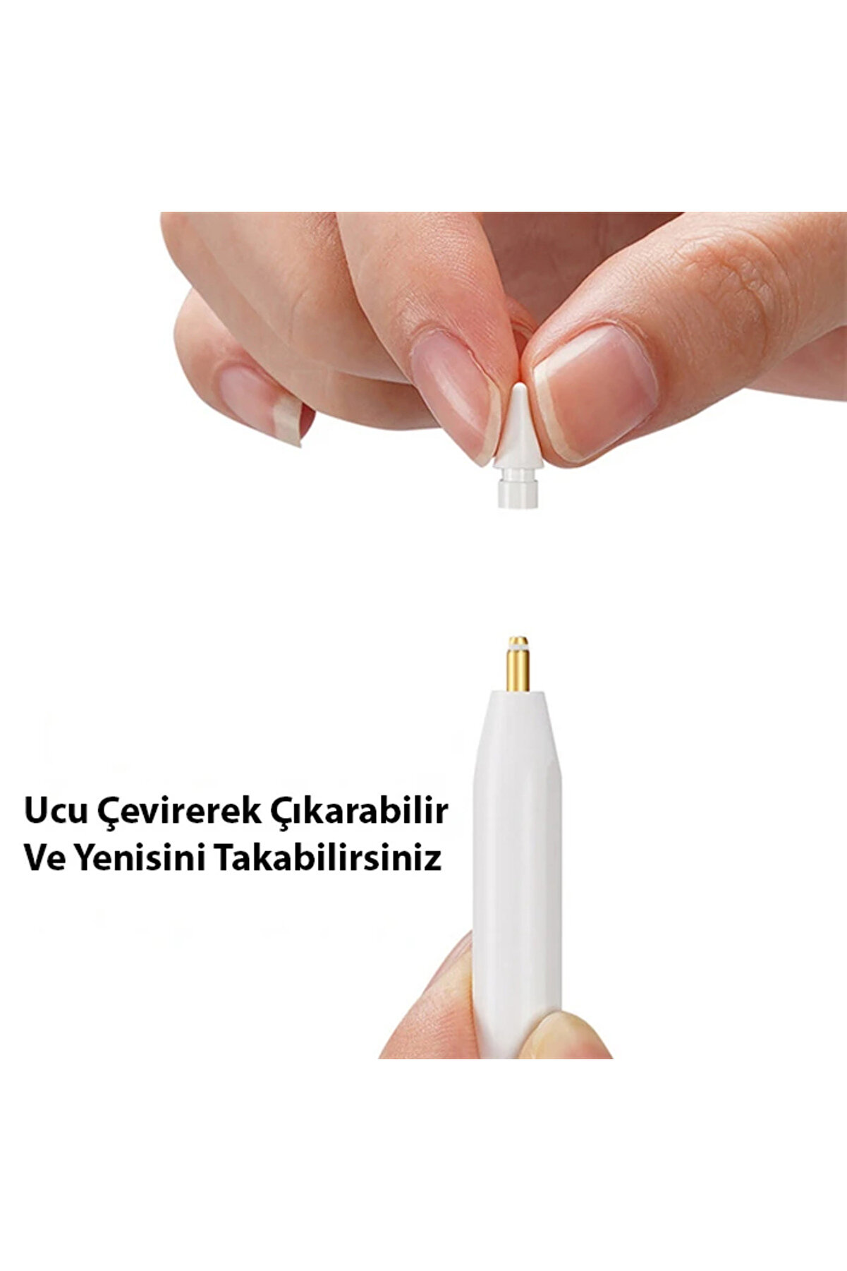 Dux Duci̇s Apple Penci̇l İçi̇n Yedek Uç 2 Adet-(5775) - Gms9808-2622
