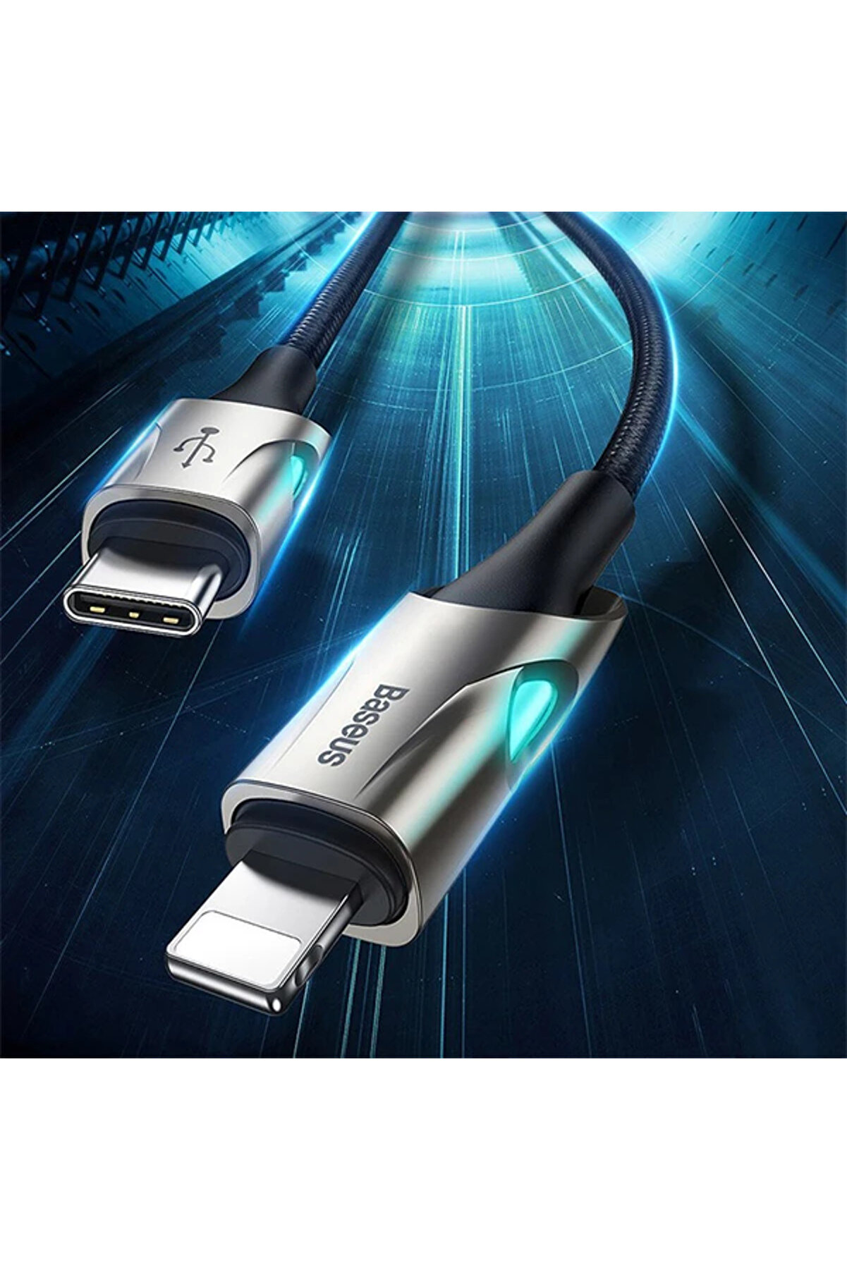 Fi̇sh Eye Type-C Pd18W Hızlı Şarj Kablo İphone 12 11-11 Pro-Xr 8-7 Usb Şarj Kabl - Gms7679-3301