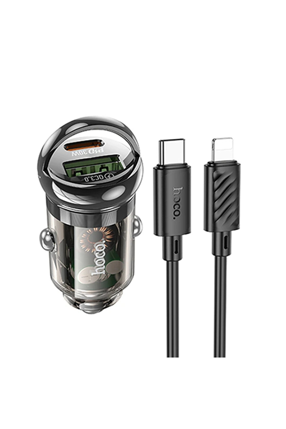 Z53A Vi̇si̇on Pd30W Type-C + Usb Qc3.0 Gi̇ri̇şli̇ Araç Çakmaklık Hızlı Şa - Dropx1776-5479