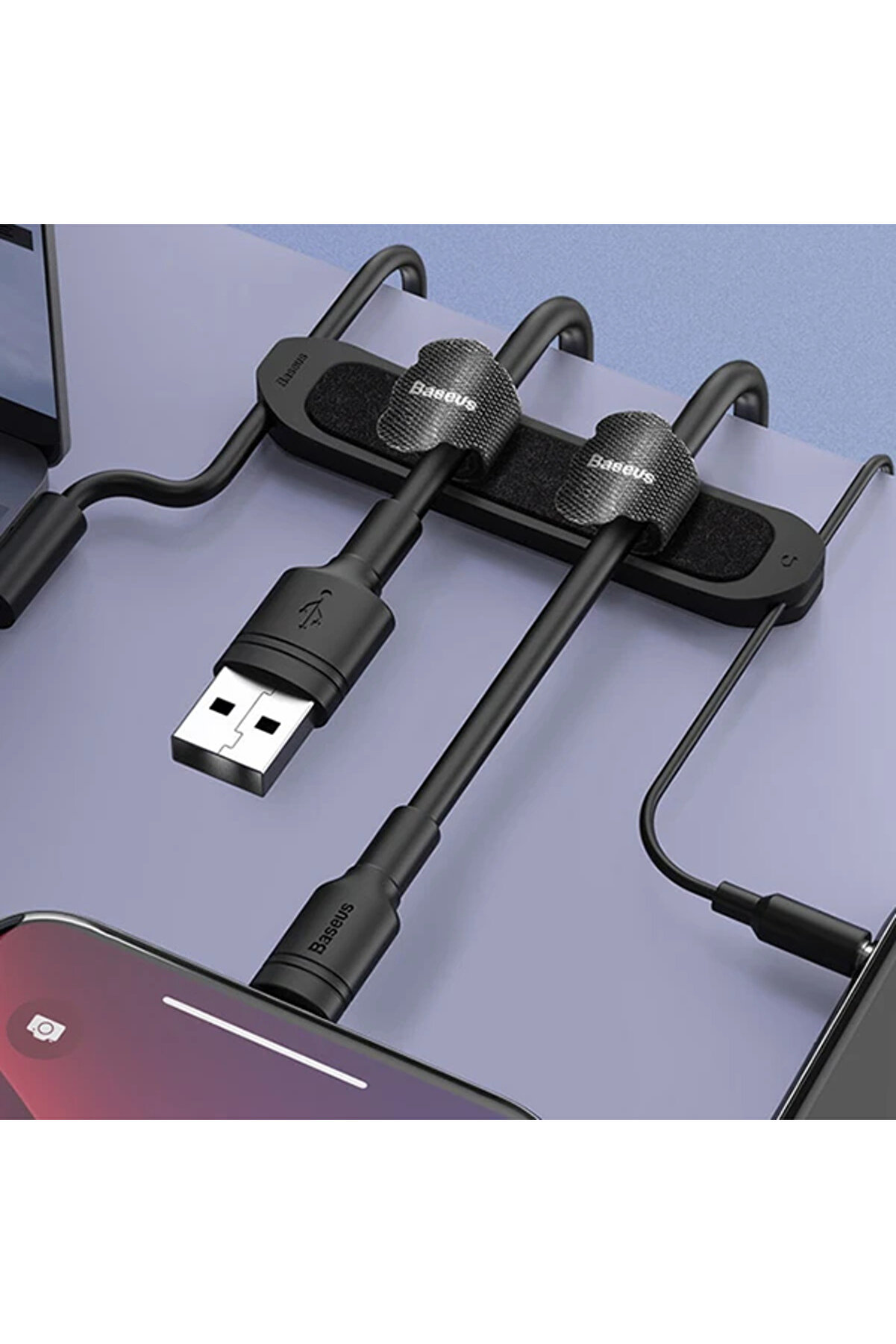 Cable Fi̇xer Ki̇t Kablo Organi̇zatör Tutucu Ve Ayrıştıcı-(5775) - Gms2811-7185