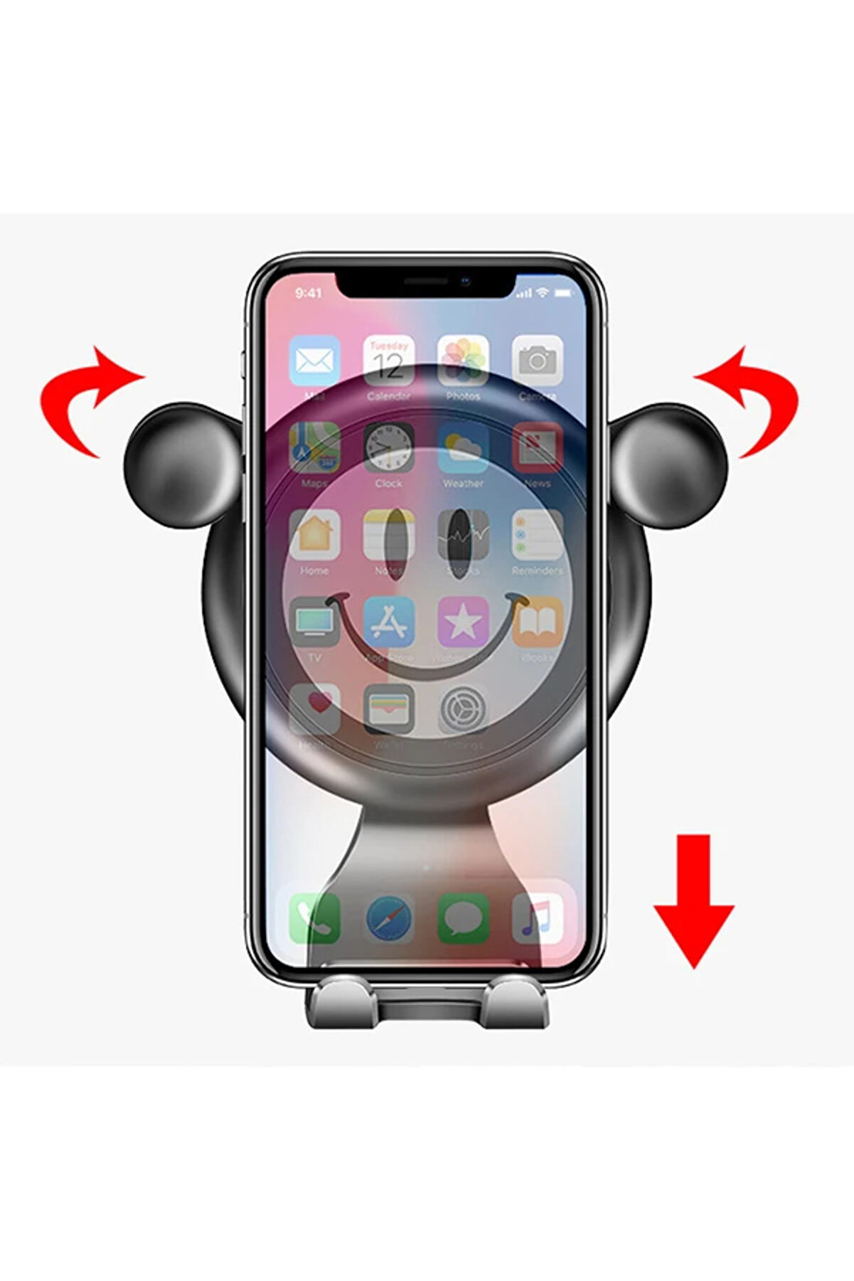 Ally R-054 Gravi̇ty Smi̇le Uni̇versal Cep Telefonu Araç Tutucu-(1903) - Dropx5063-6919