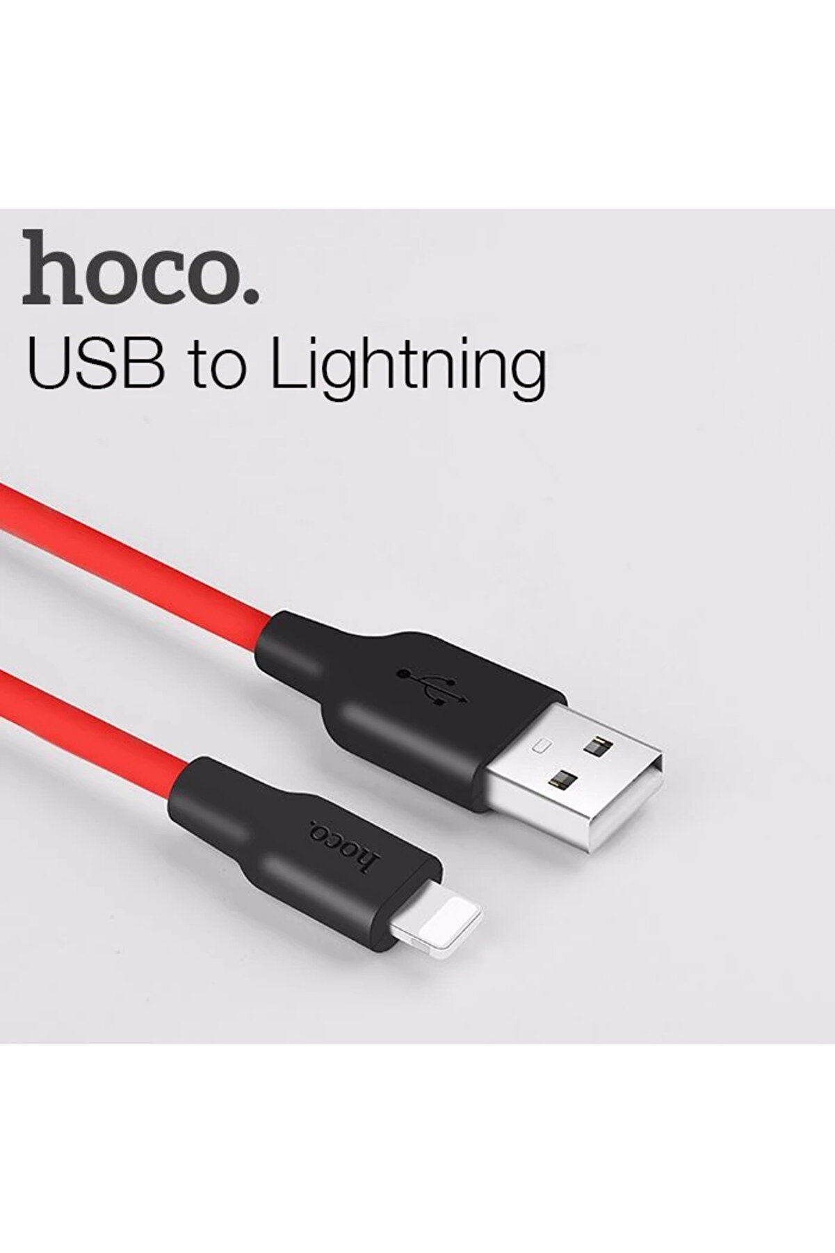 Hoco X21 Usb To İphone Li̇ghtni̇ng 2A Si̇li̇kon Hızlı Şarj Ve Data Kablosu-(5775) - Aa9330-3459