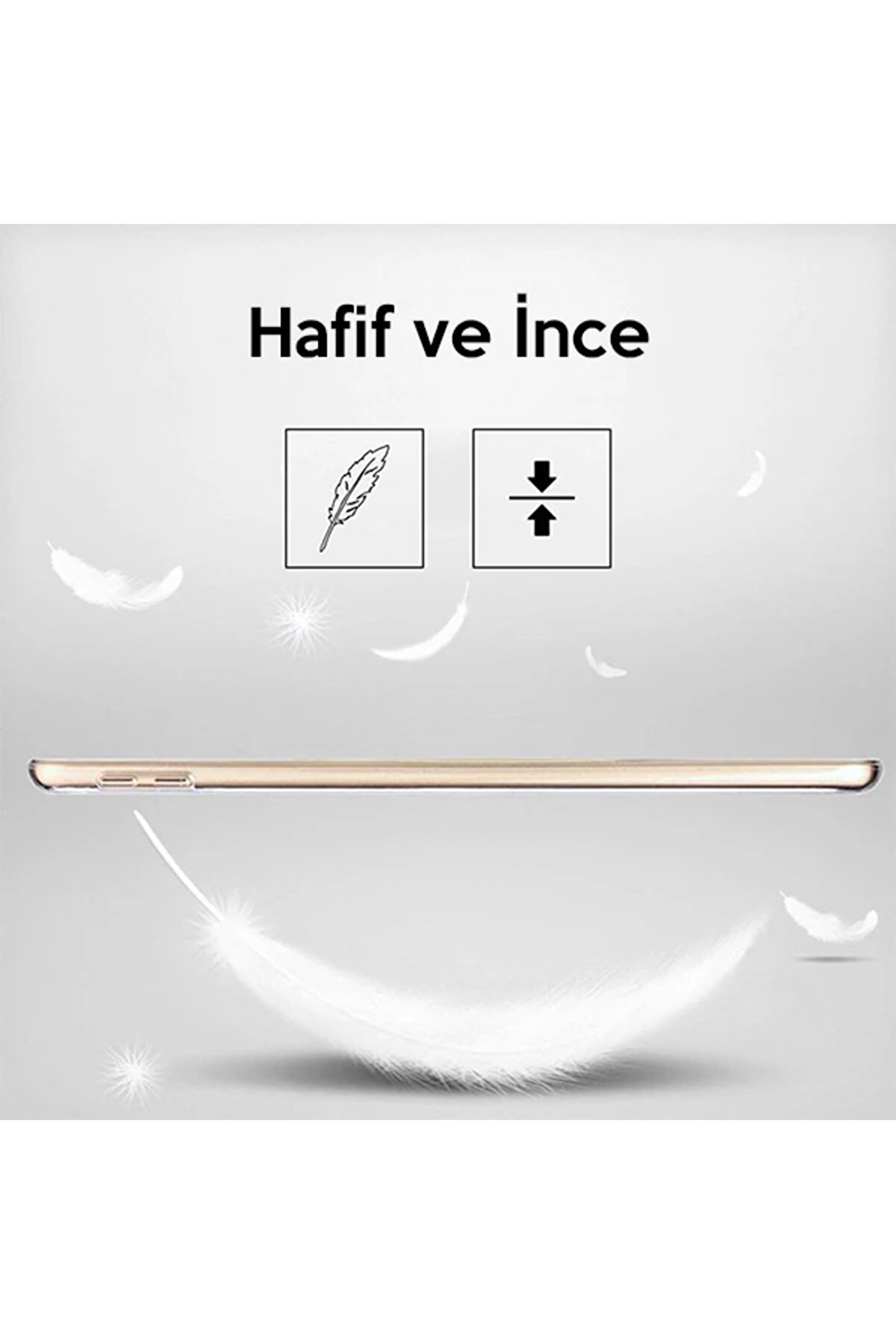 Ally İpad 9.7 2018 İpad 9.7 2017 Şeffaf Tpu Soft Si̇li̇kon Kılıf-(5775) - Gms7045-1792