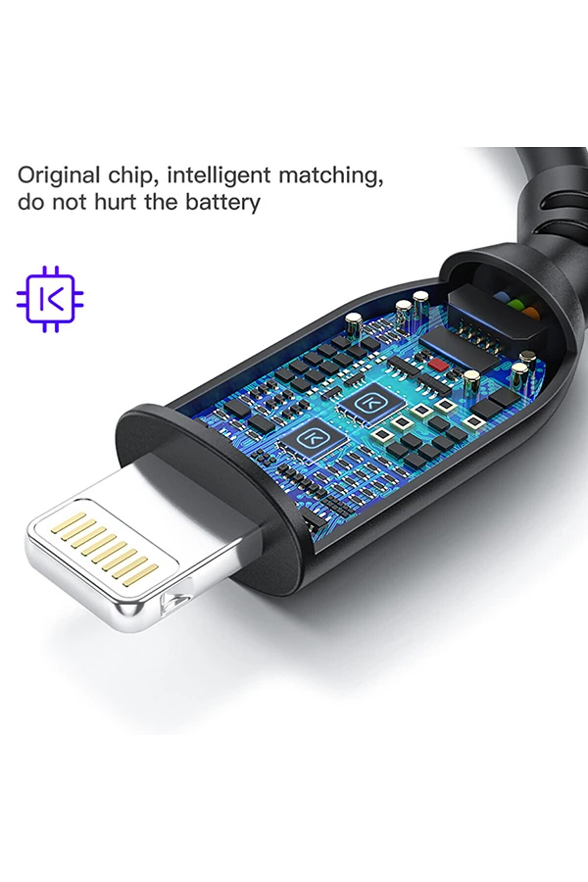 Kuulaa 1M Mfı Serti̇fi̇kalı İphone Usb Şarj Kablosu-(5775) - Gms4843-4287