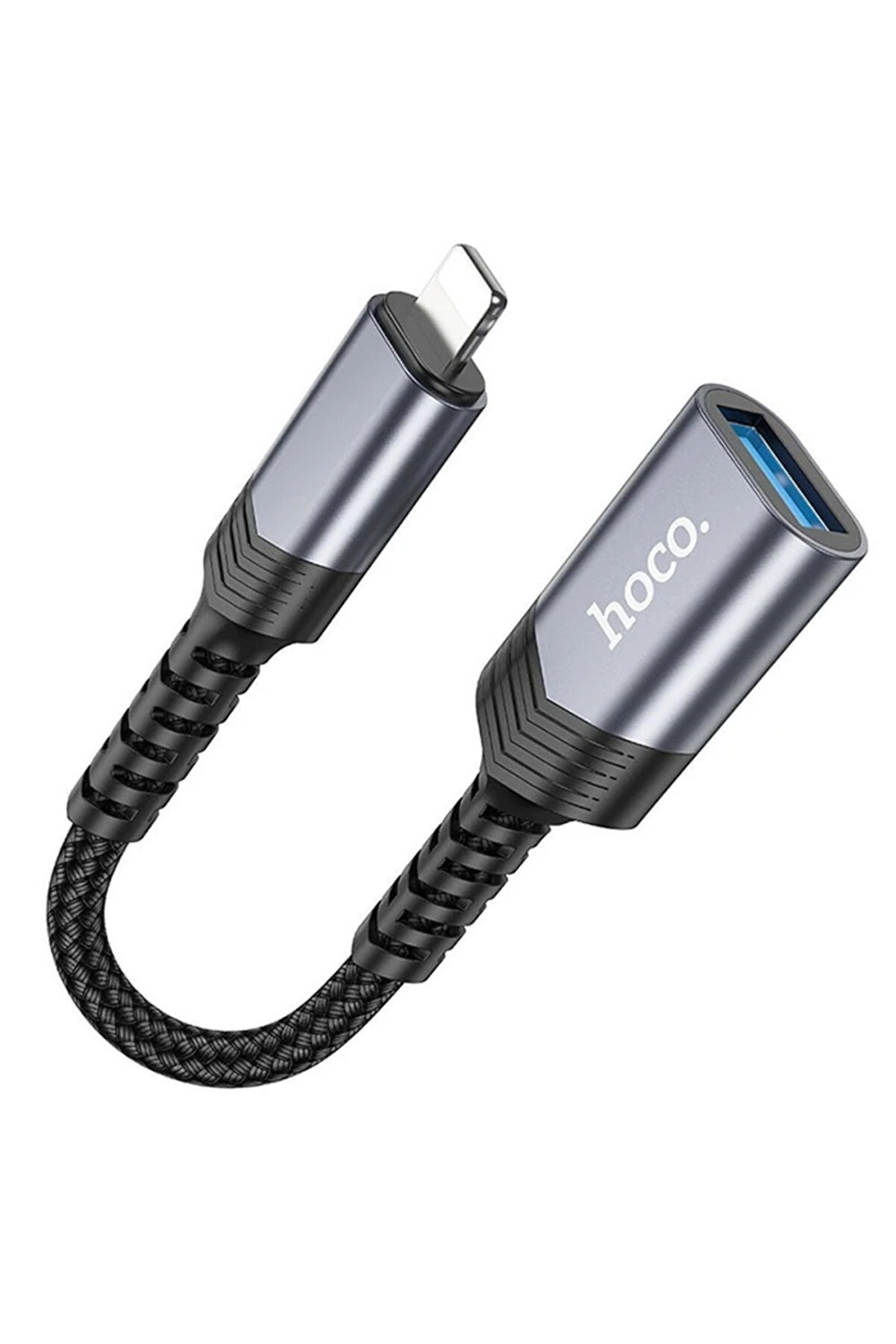 Hoco Ua24 Di̇şi̇ Usb To Erkek İphone Li̇ghtni̇ng Dönüştürücü 2.0 Converter-(1 - Dropx9923-3663