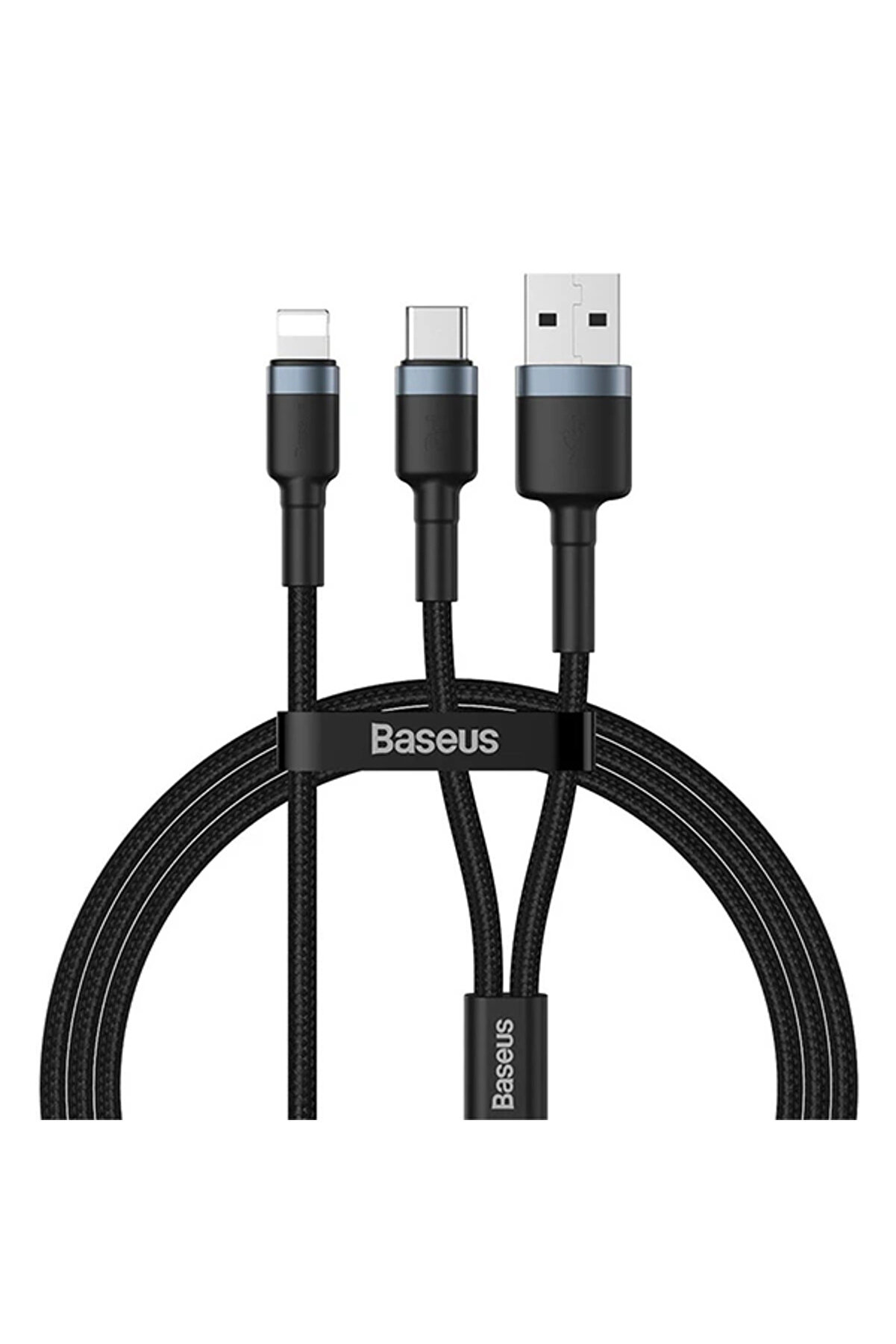 Cafule 2İn1 Type C Pdhızlı Şarj+İphone Hızlı Usb Şarj Kablosu-(1903) - Dropx4237-3543