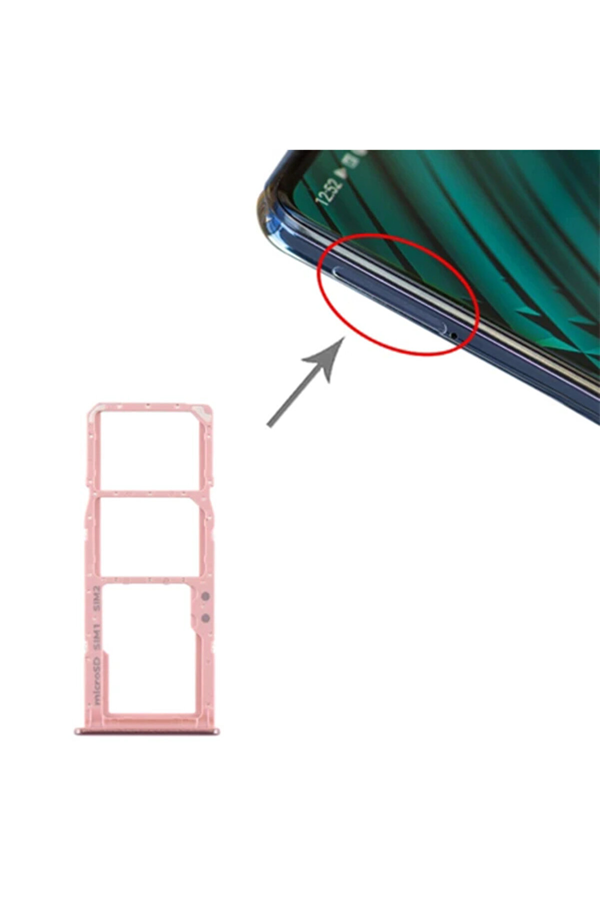 Samsung Galaxy A51 Sm-A51 Si̇m Hafıza Kart Kapağı Tutucu-(5775) - Gms8013-6140