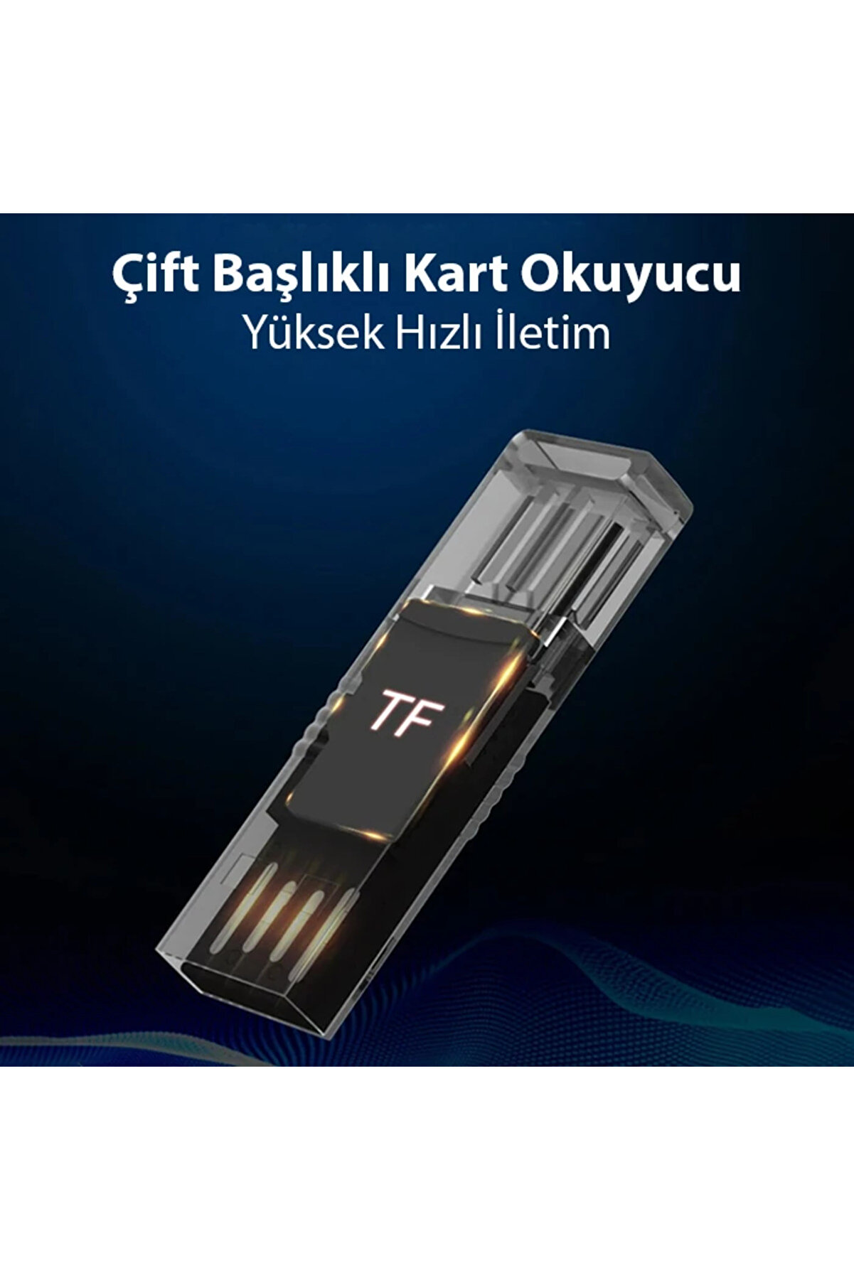 Ally Type-C Usb C Mi̇cro Tf Kart Okuyucu - Telefon Tablet Pc-Laptop Bellek Kart Okuyu - Gms8768-6399
