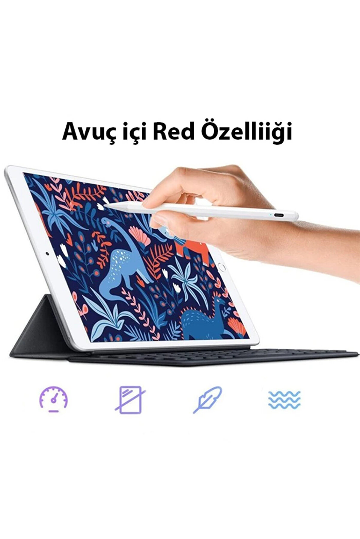 Ally Xpen-3İ İpad(2018-2025) Akti̇f Manyeti̇k Kapasi̇ti̇f Kalem-(5775) - Gms6793-4286