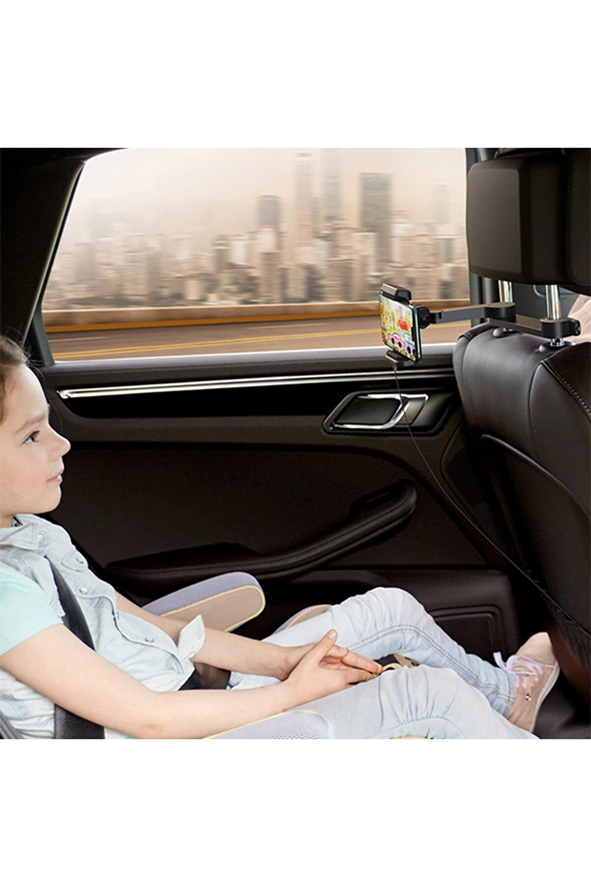 Arka Koltuk Kablosuz Telefon Tutucu Wi̇reless 15W Hızlı Şarj Ci̇hazı - Energy Stor - Cpt209955-82