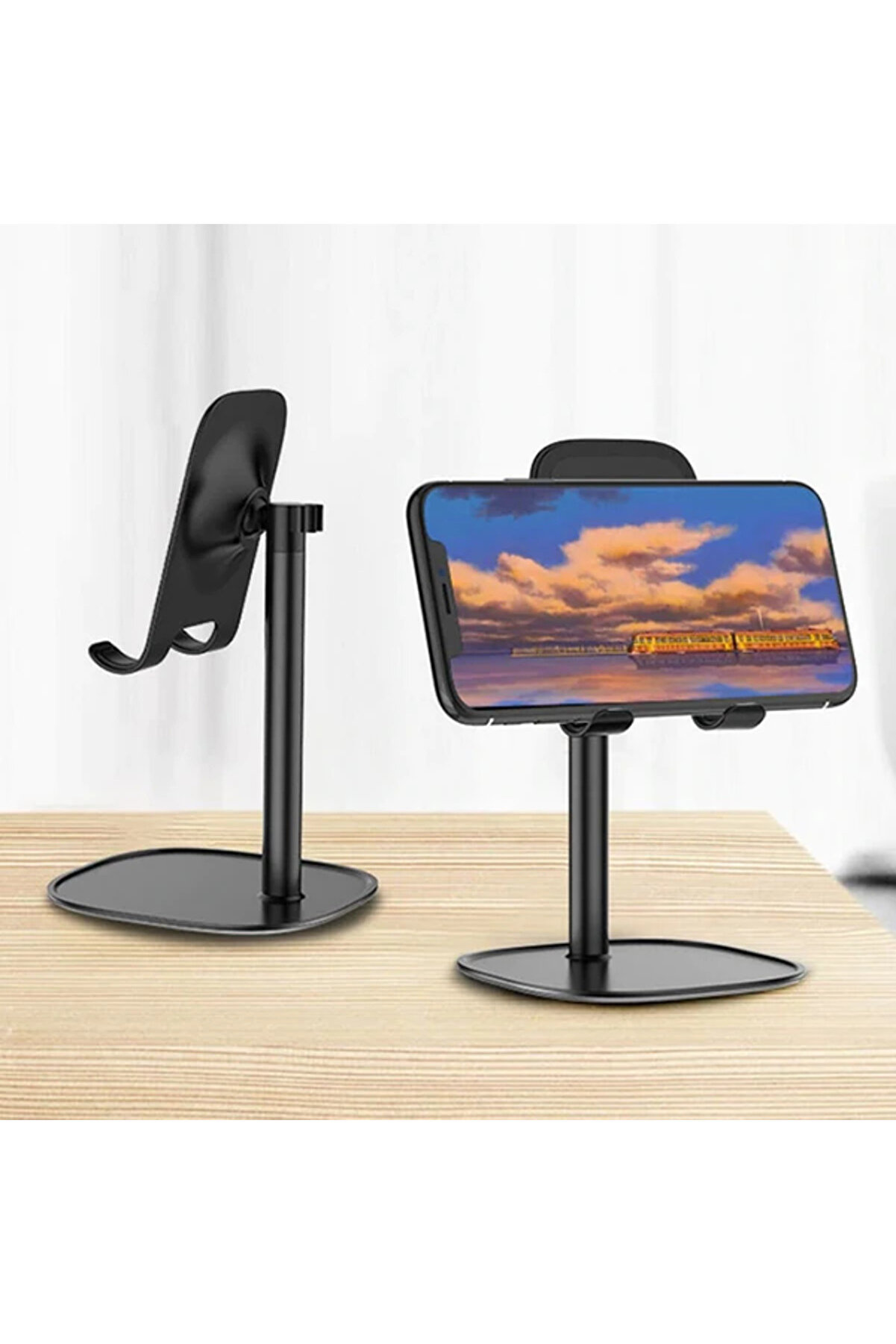 Ally Zm-12 Metal Cep Telefonu Ve Tablet Masaüstü Tutucu Stand-(1903) - Dropx5547-2811