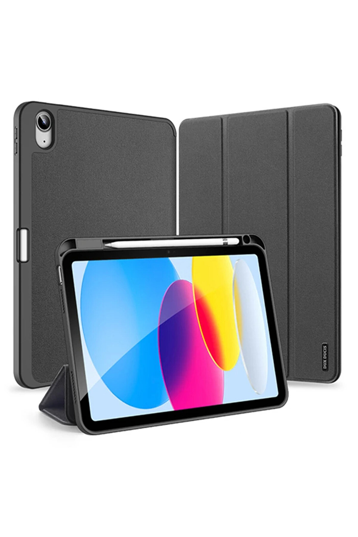 gizmurstore Dux Ducis iPad 10.9 2022 Kılıf Domo Series Kalem Bölmeli Mıknatıslı Standlı K - GMS7049-8536