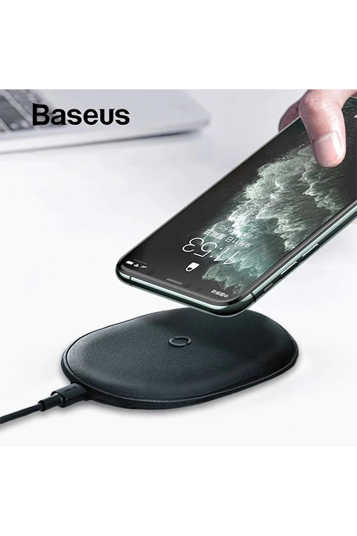 CepteToptan Cobble 15W wireless Kablosuz Şarj Cihazı İPhone 12-11XS MAX XR 8-(1903) - DROPX7314-3735