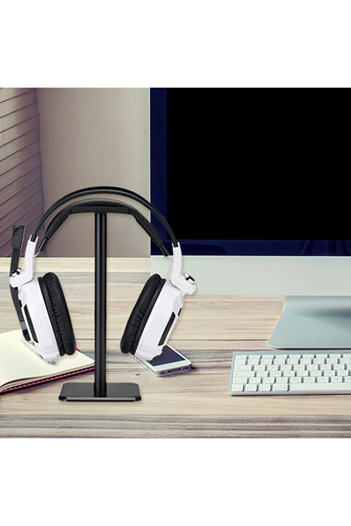 Ally Alümi̇nyum Oyuncu Kulaklık Standı Gami̇ng Headphone Stand-(5775) - Gms4894-3408