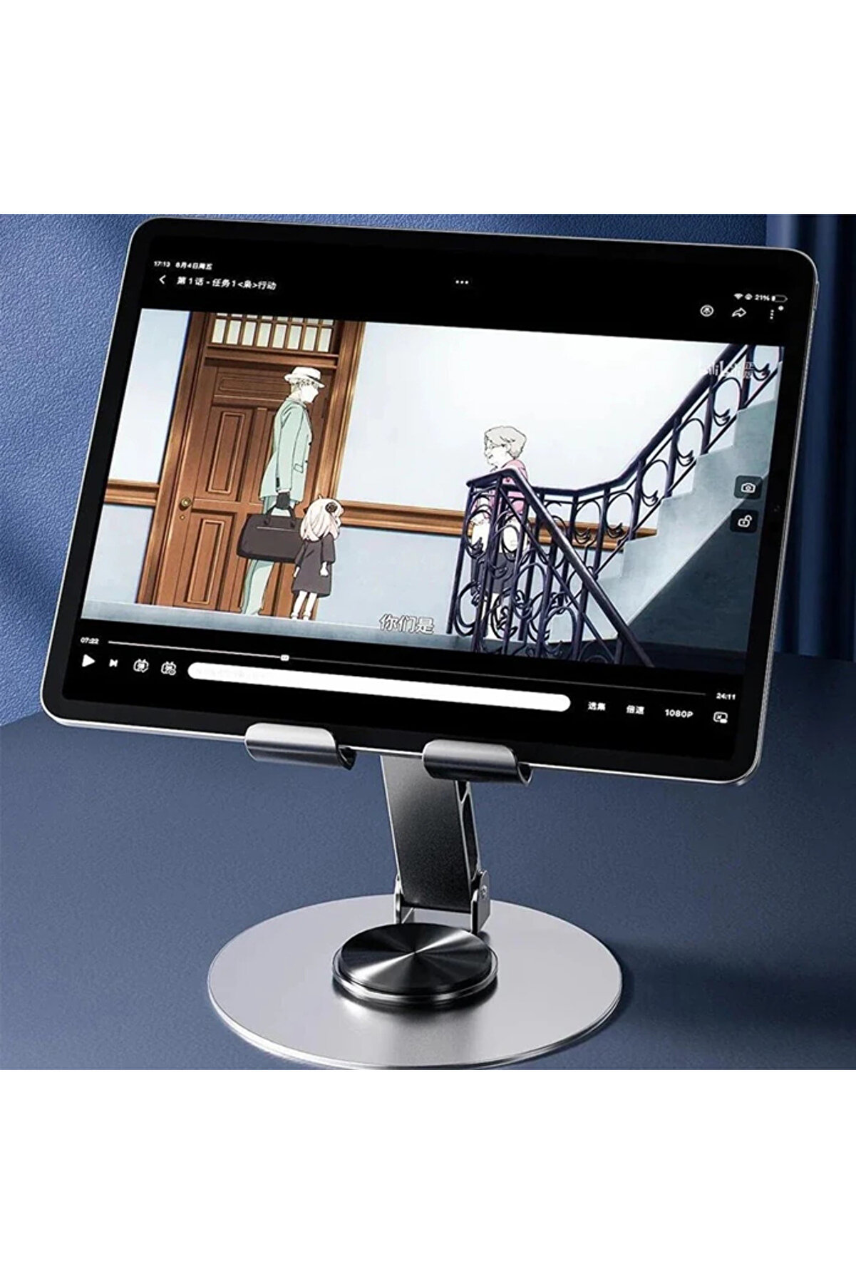 Ally 720 Derece Ayarlanabi̇li̇r Alümi̇nyum Telefon-Tablet Standı-(1903) - Dropx1161-8539