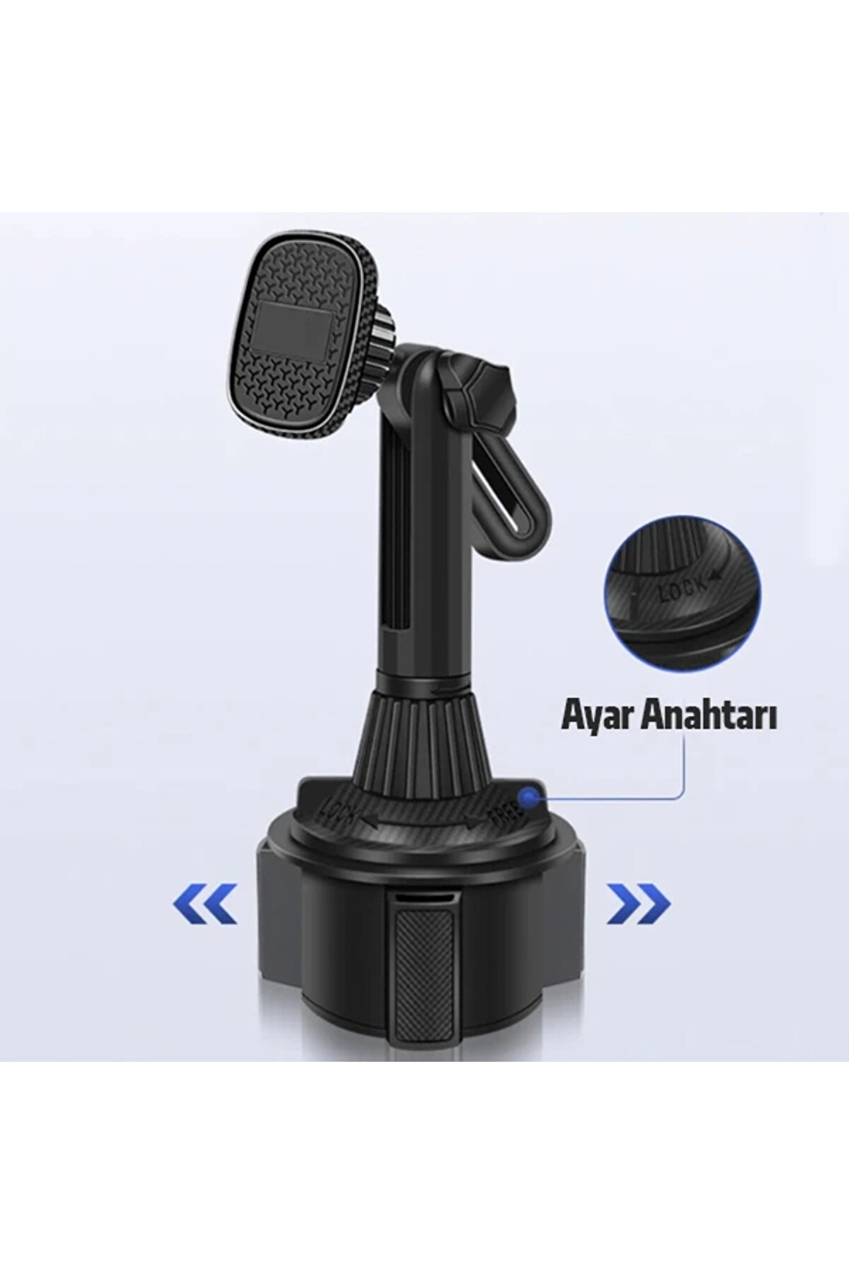 Ally 360 Derece Döner Manyeti̇k Araç Içi̇ Telefon Tutucu - Bardak Tutucu Yeri̇ İ - Dropx6521-9030