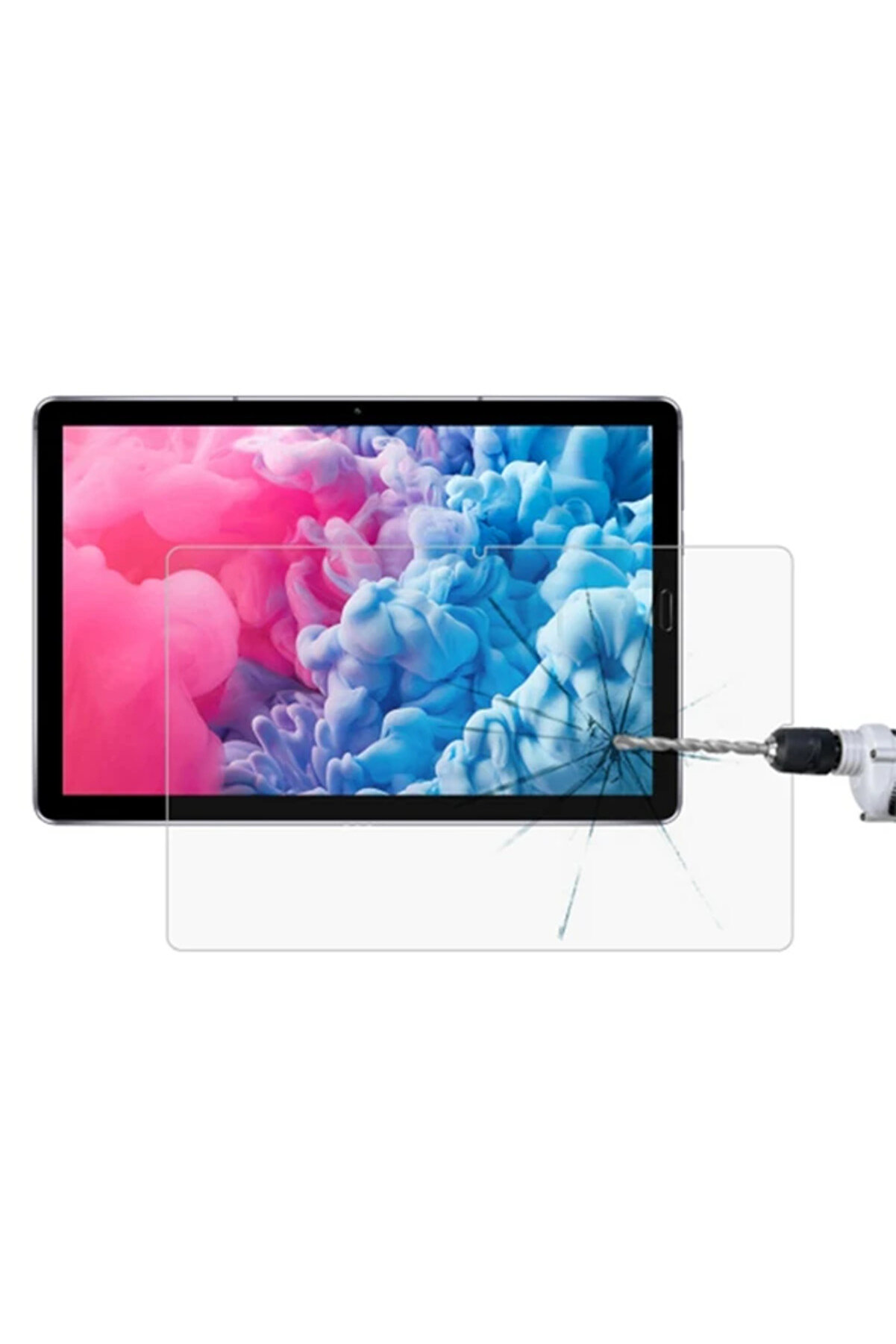 gizmurstore Huawei Mate Pad T10S 10.1 Tempered Cam Ekran Koruyucu-(5775) - GMS8044-7043