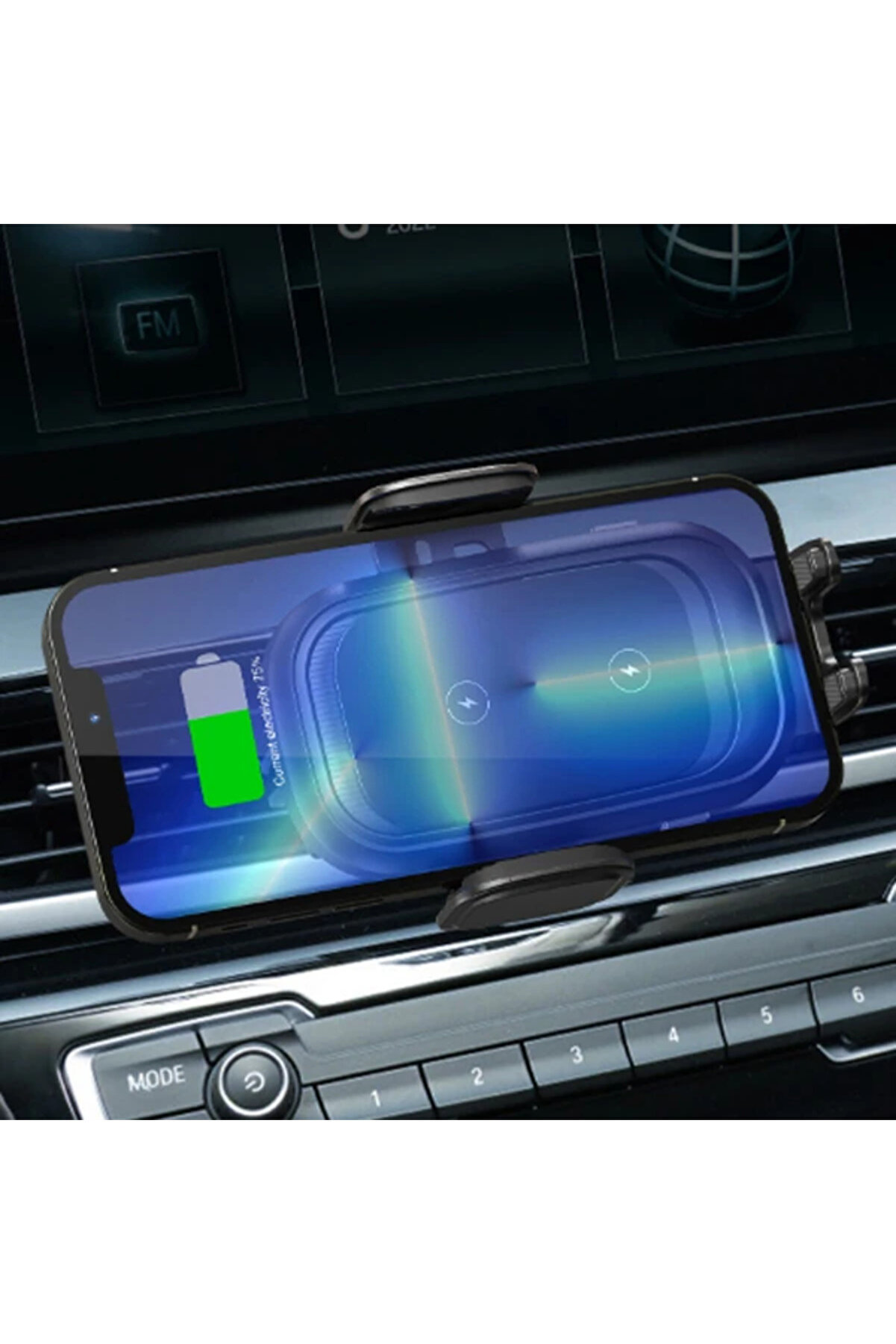 Ally Cw30 15W Hızlı Şarjlı Otomati̇k Araç İçi̇ Havalandırma Telefon Tutucu - Dropx4265-9638