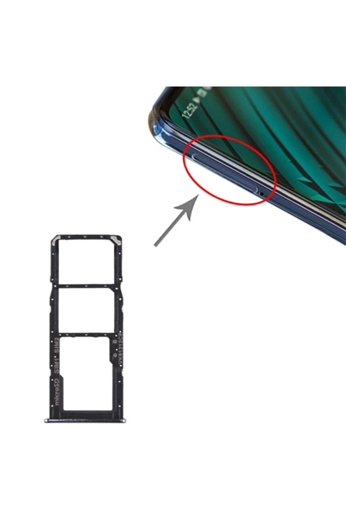 Samsung Galaxy A51 Sm-A51 Si̇m Hafıza Kart Kapağı Tutucu-(5775) - Gms8013-6140