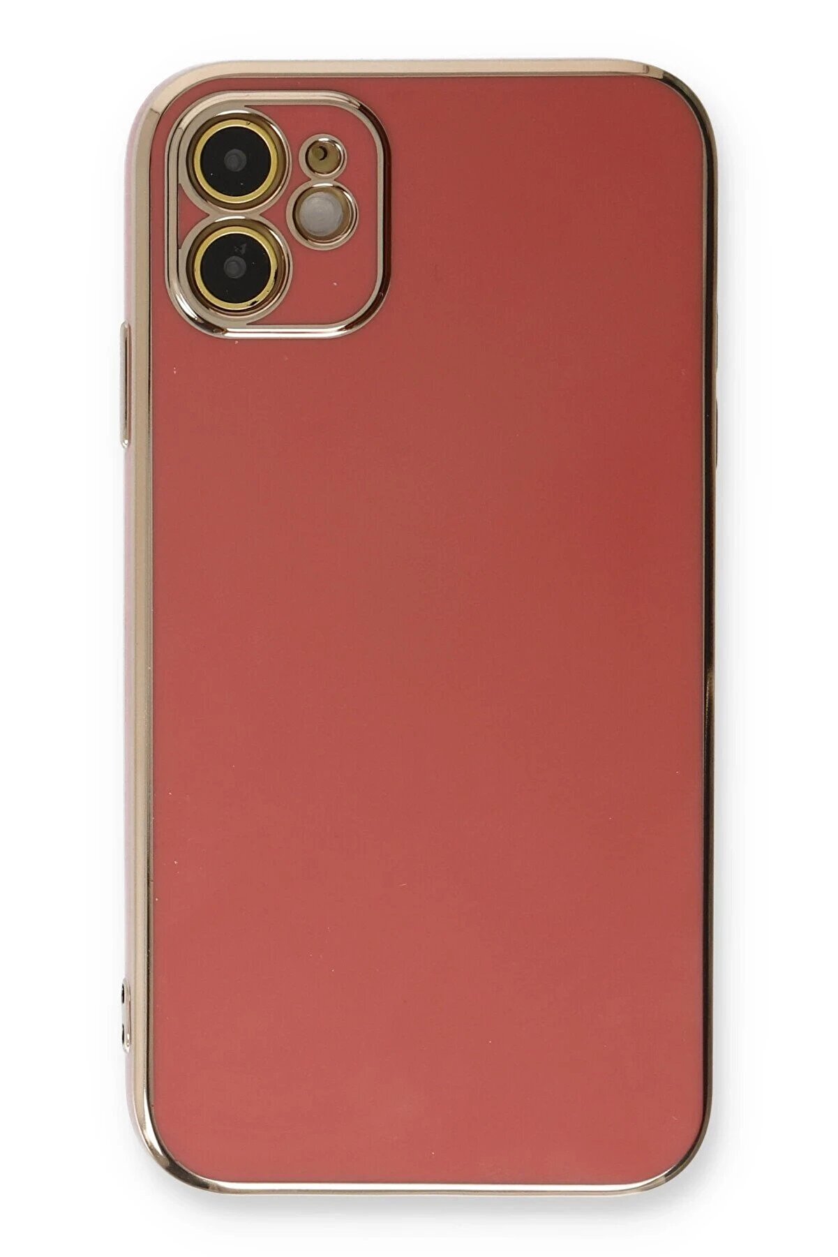 İphone 11 Kılıf Volet Si̇li̇kon - Kırmızı