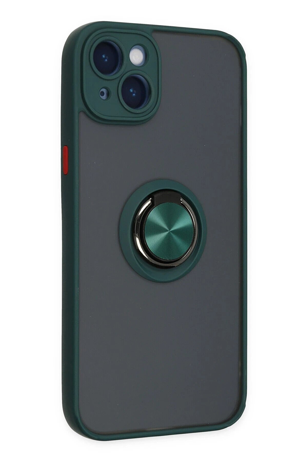 İphone 14 Kılıf Montreal Y&uuml;z&uuml;kl&uuml; Si̇li̇kon Kapak - Yeşi̇l