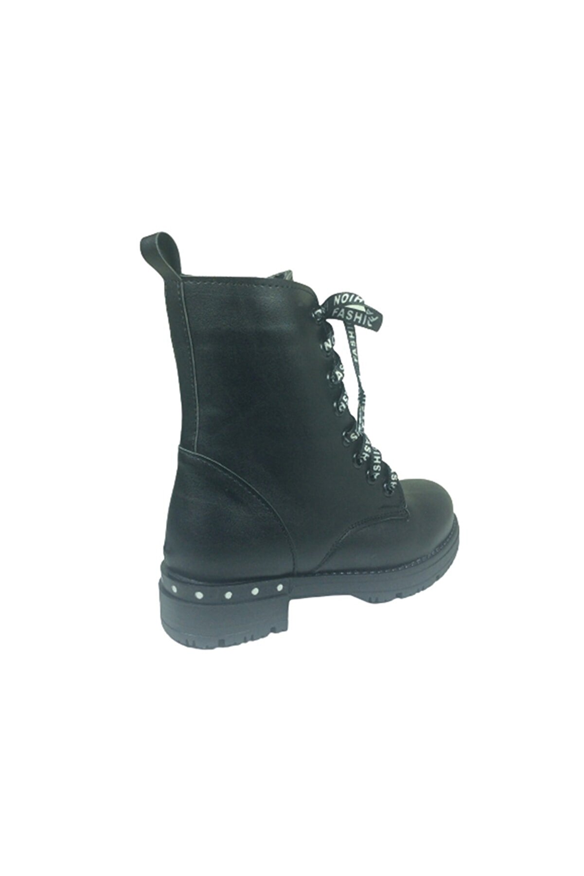 Ortopedi̇kal Pati̇k Kız Çocuk Bot Si̇yah Bağcıklı Yanı Fermuarlı Anatomi̇k