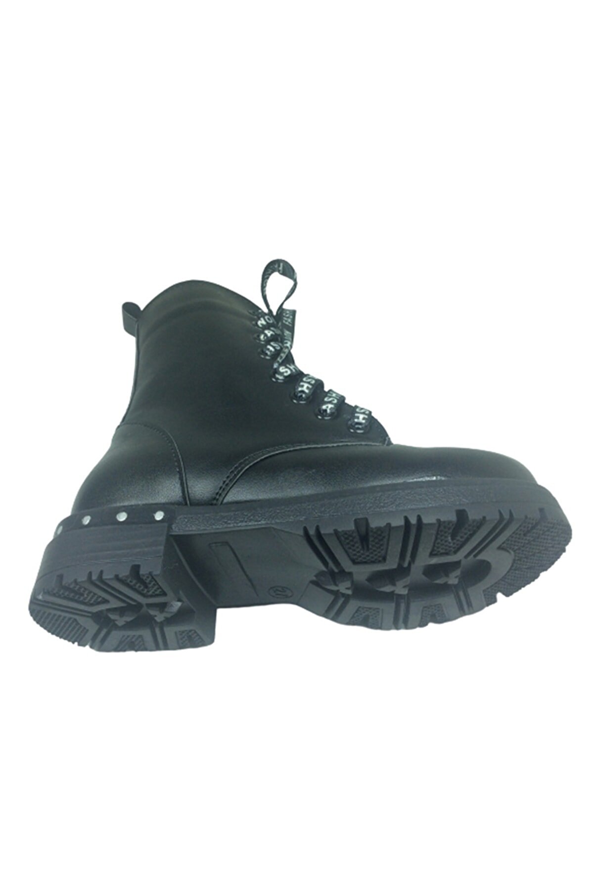 Ortopedi̇kal Pati̇k Kız Çocuk Bot Si̇yah Bağcıklı Yanı Fermuarlı Anatomi̇k