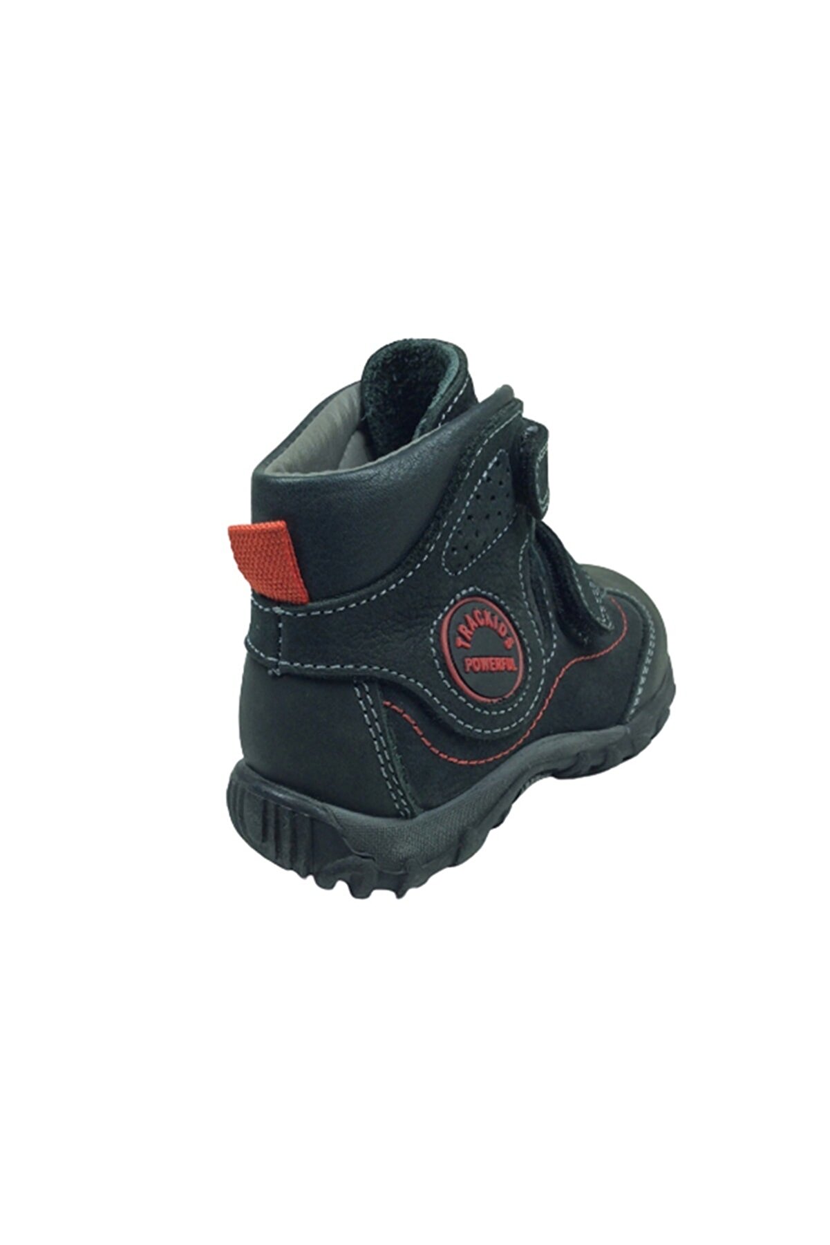 Ortopedi̇ka Tedi̇x Bebe Erkek Çocuk Bot Si̇yah Track Cırtlı % 100 Deri̇ Ortopedi̇ka Anatomi̇k