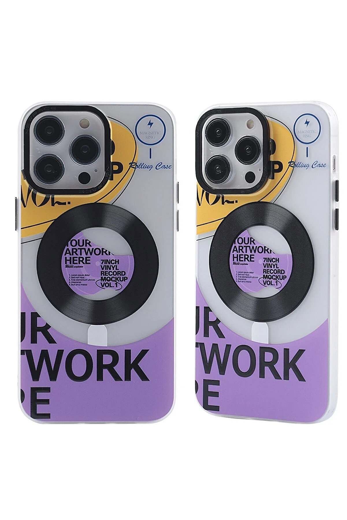 CepteToptan iPhone 12 Pro Max Kılıf Apollo Magneticsafe Desenli Kapak - Apollo Şeffaf - 6 - DROPX7831-2309