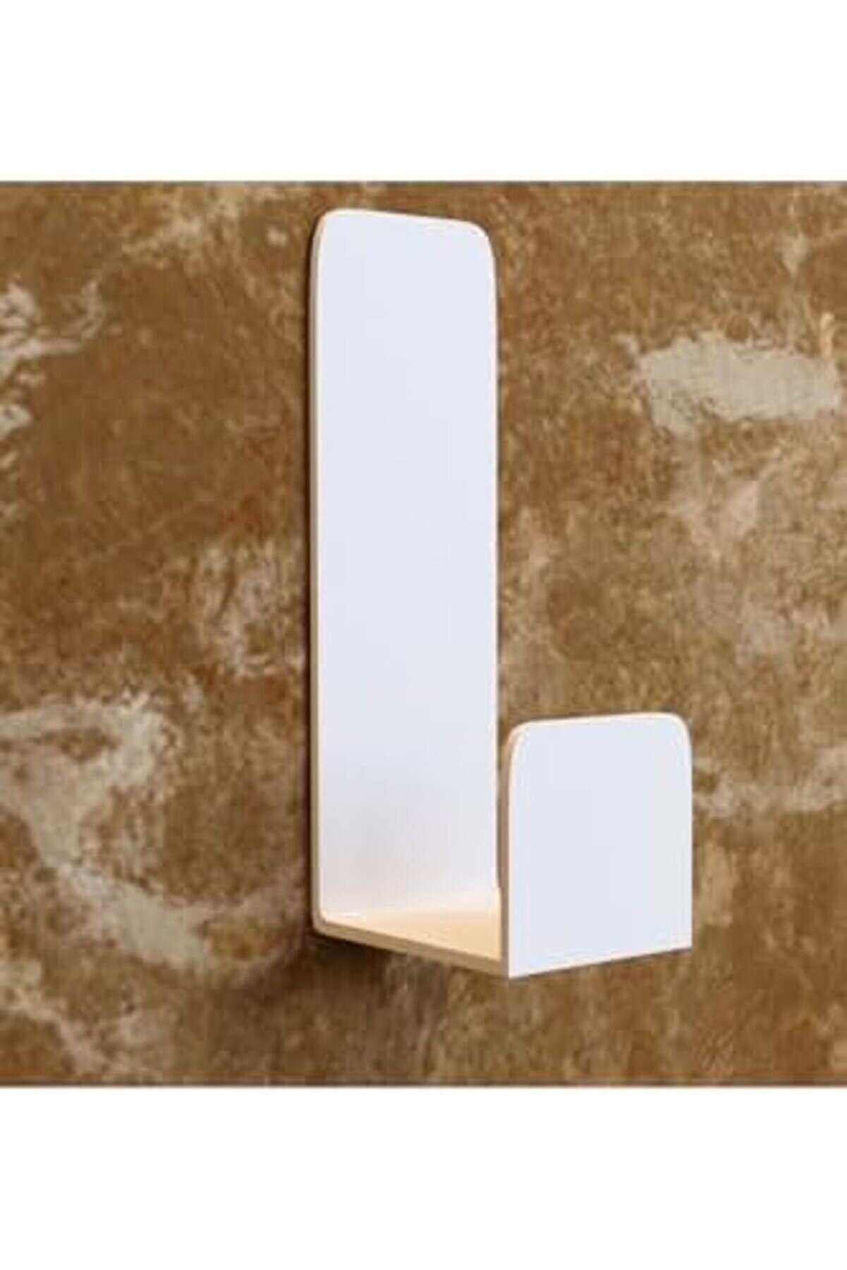 Lvnshop Beyaz 4L&uuml; Yapışkanlı Askılık Kapı Arkası Bornoz Askılığı Yapışkanlı Mutfak Askılığı Havlu As