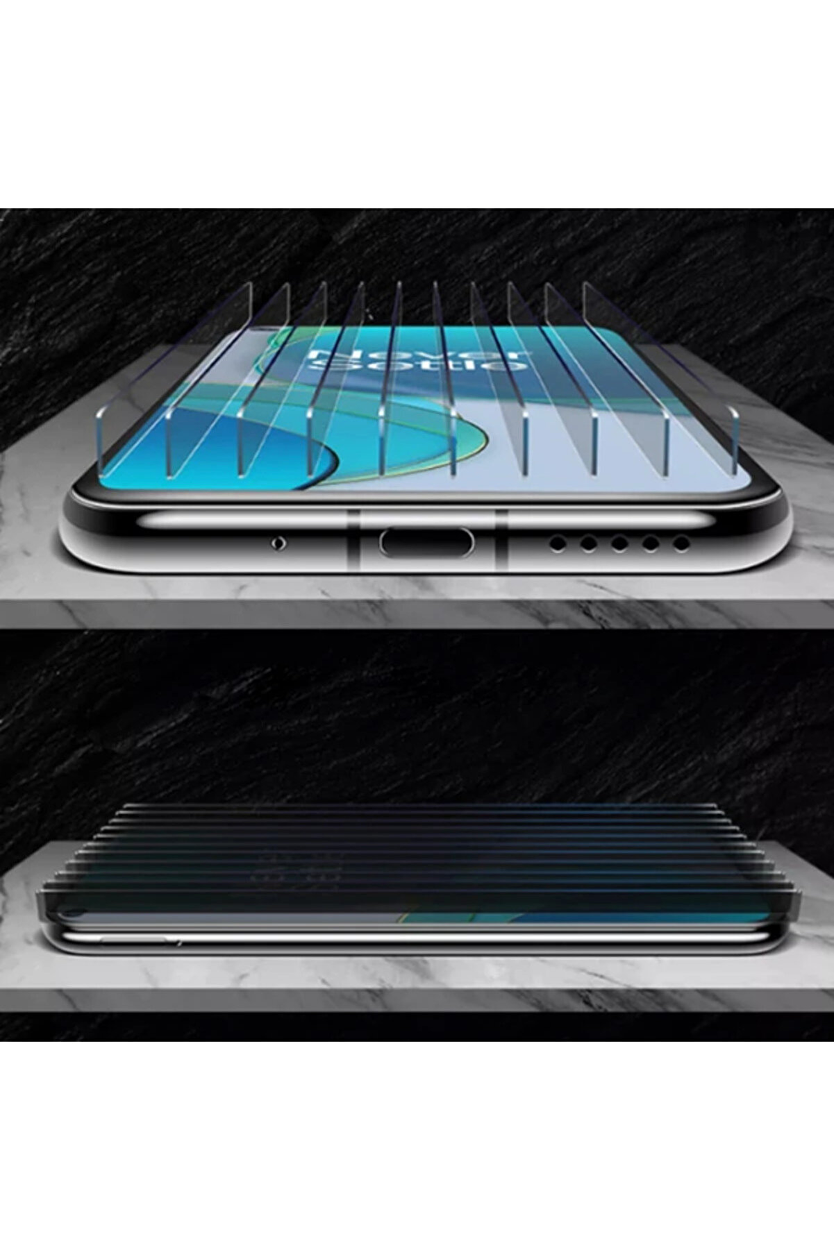 Oneplus 8T 3D Full Pri̇vacy Gi̇zli̇li̇k Tempered Cam Ekran Koruyucu-(1903) - Dropx5253-7961