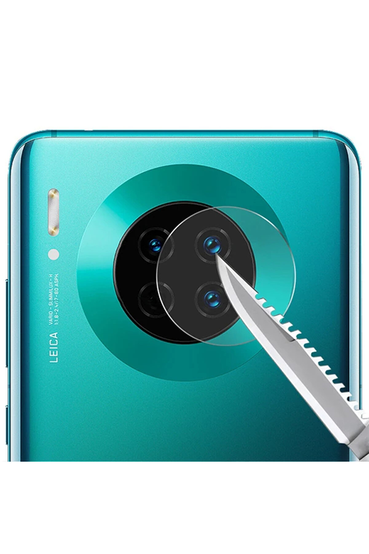 Huawei̇ Mate 30 Pro/Mate 30 Yüksek Çözünürlüklü Kamera Lens Koruma Camı-( - Dropx1996-9078
