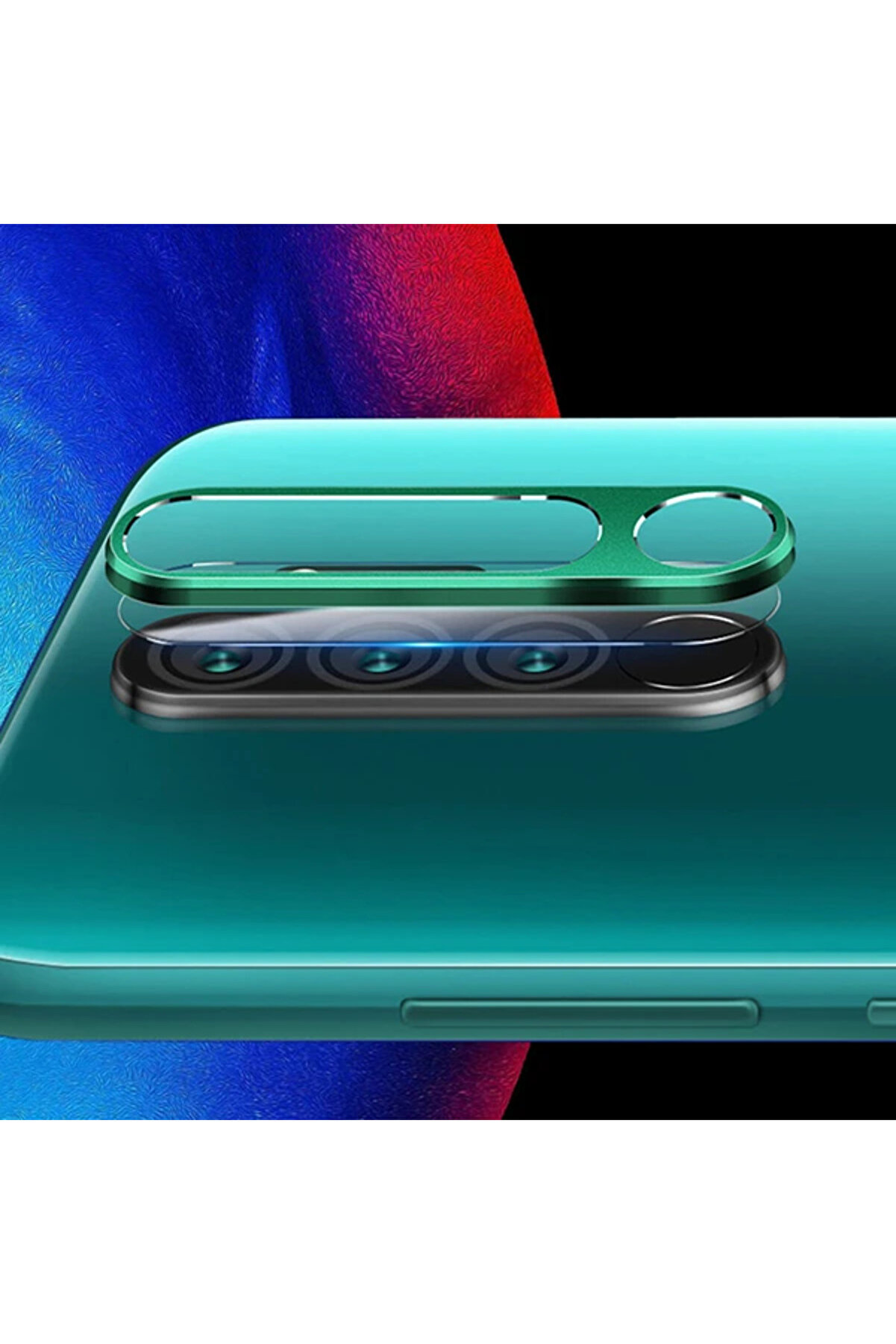 Xi̇aomi̇ Redmi̇ Note 8 Pro Kamera Koruma Cam+ Metal Lens Seti̇-(1903) - Dropx6679-1245