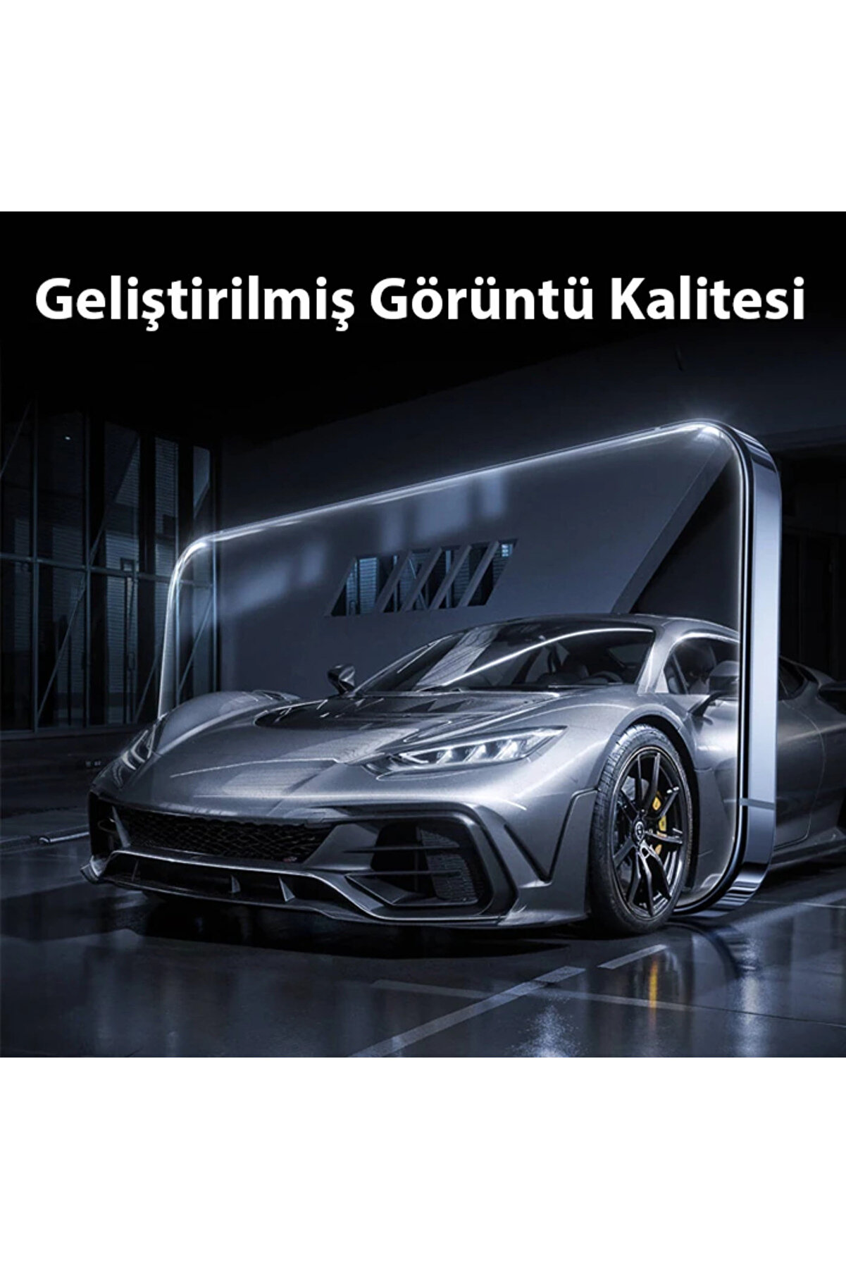 Crystalli̇ne İphone 15 İçi̇n Parlama Önleyi̇ci̇ Tempered Cam Ekran Koruyucu-(1903) - Dropx5342-7368