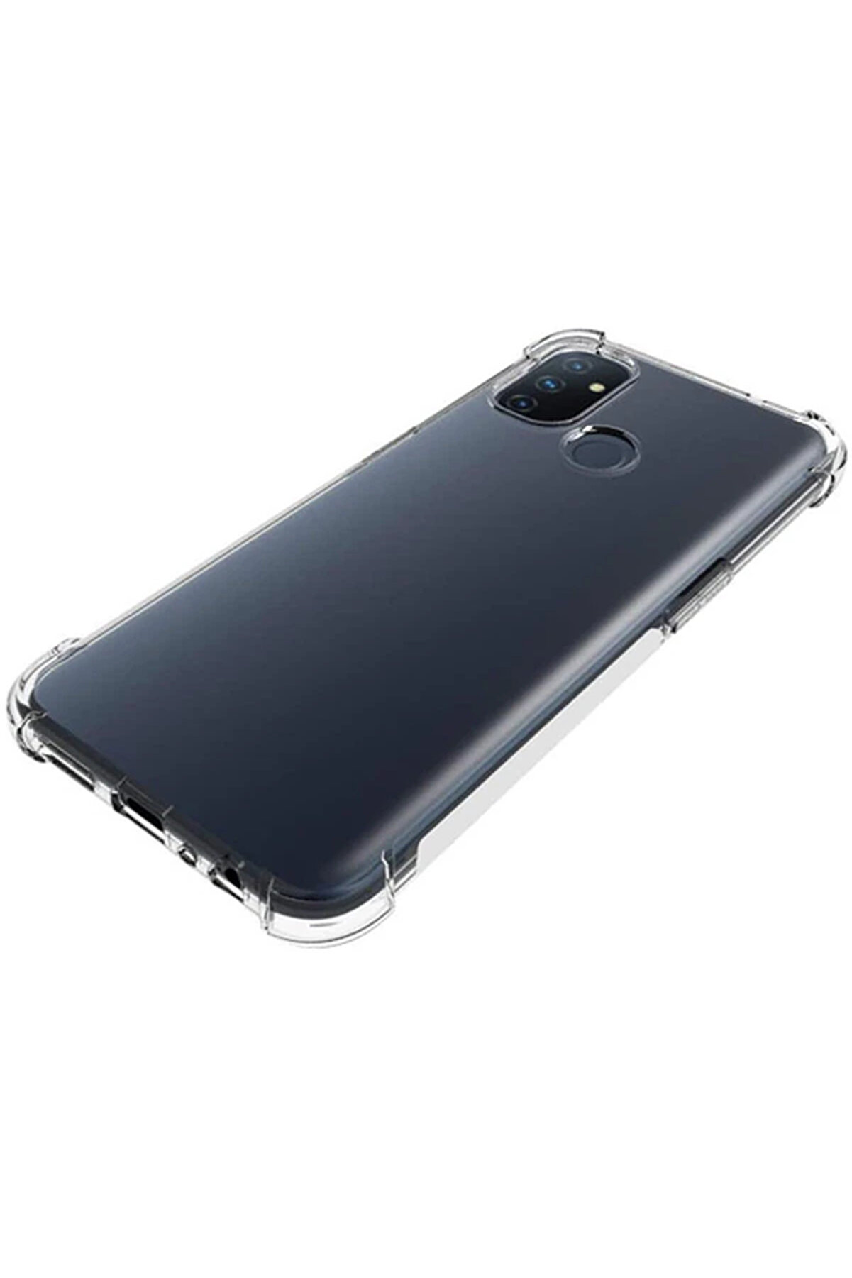 Oneplus Nord N100 Anti̇-Drop Si̇li̇kon Kılıf Kamera Korumalı Şeffaf Si̇li̇kon Kı - Dropx2658-6038
