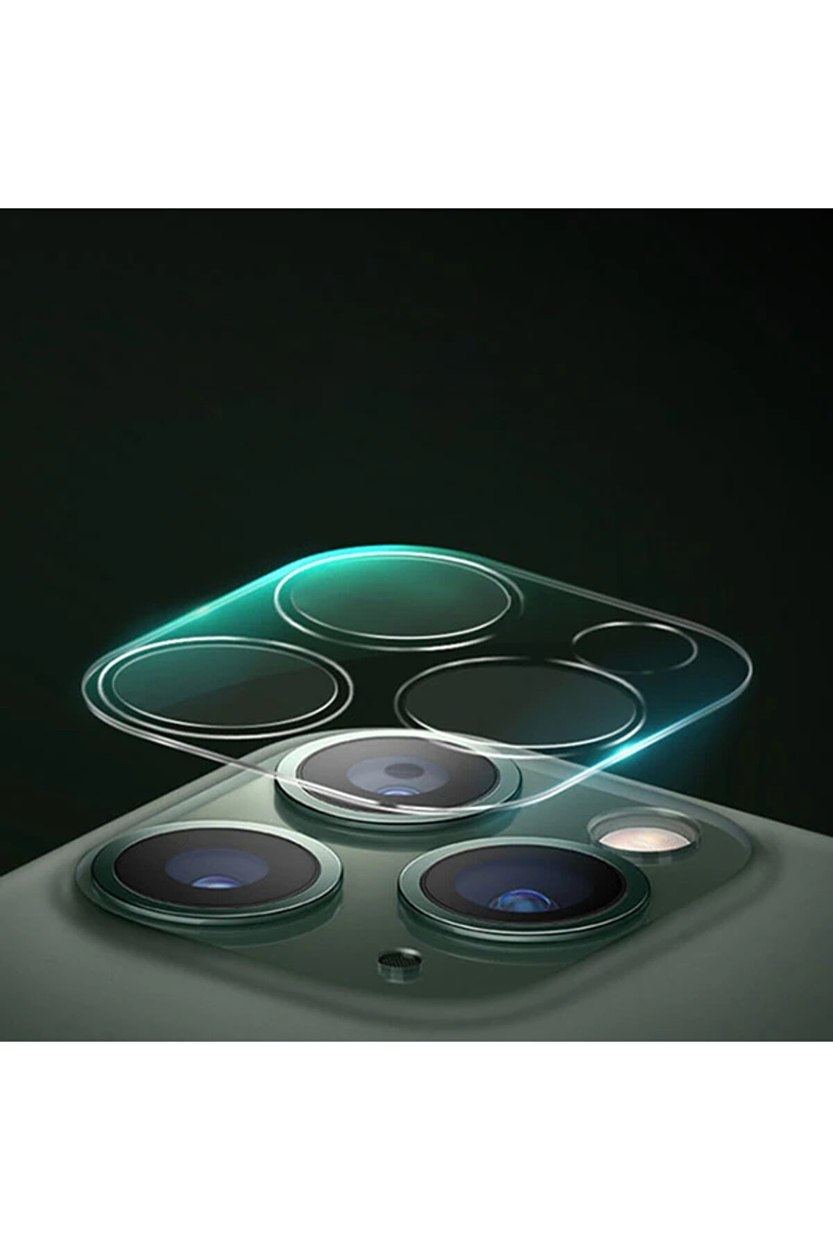 İphone 12 Pro Max 6.7 Full Tempered Kamera Koruyucu Kırılmaz Cam-(1903) - Dropx4437-6032