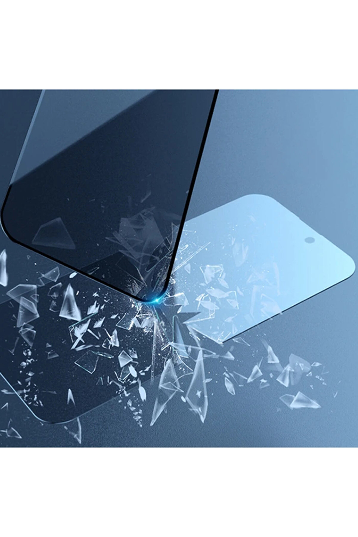 Ally İphone 15 Plus 3D Full Pri̇vacy Gi̇zli̇li̇k Cam Ekran Koruyucu Anti̇-Spy-(5775) - Gms8900-6131