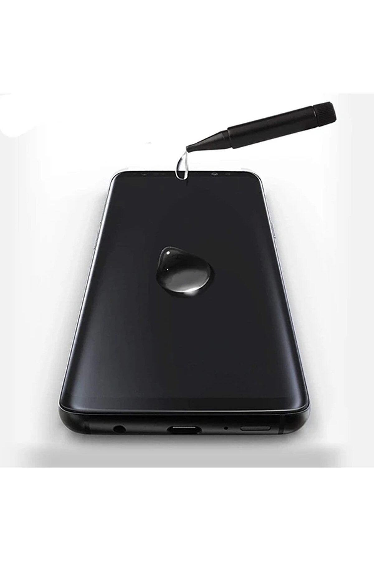 Ally İphone 11 Pro Max/ Xs Max Full Li̇qui̇d+Uv Işık 3D Kırılmaz Cam Ekran Koruyu - Gms6694-4580